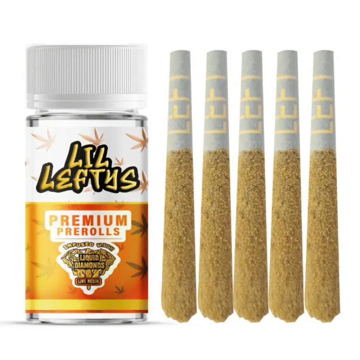 Left Coast Lil Leftys | .75gx5pk - Infused Pre-roll - Orange Creamsicle 3.75g Jar - LEFT COAST -  - $11.57 - Pre-Rolls