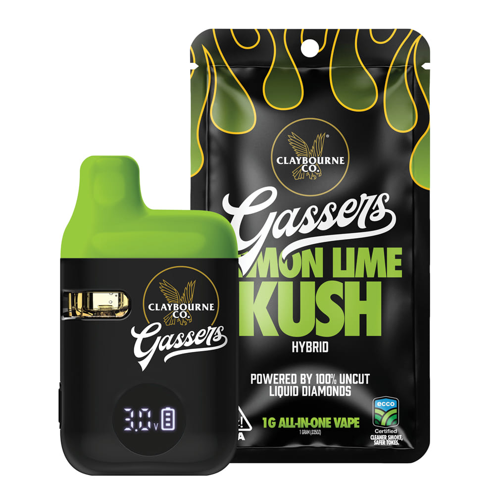 Lemon Lime Kush (H) AIO - 1g - Claybourne Co. - Lemon Lime Kush (H) - $29.90 - Cartridges