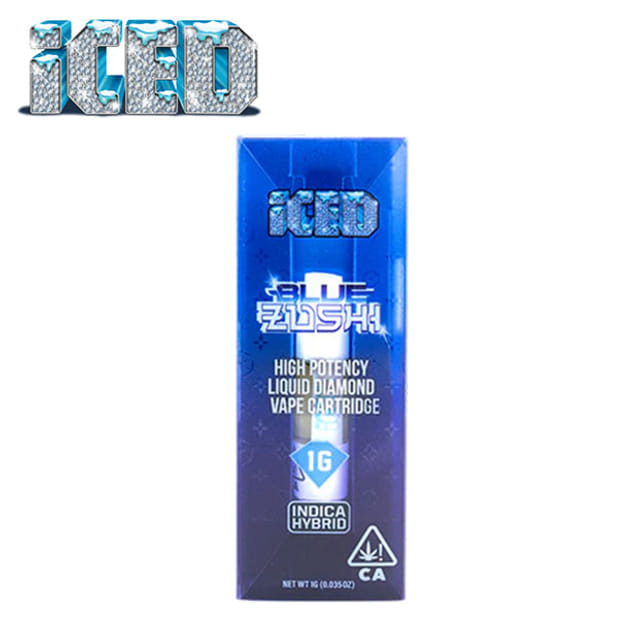 Iced - Blue Zushi - Liquid Diamond Vape Cartridge - 1g *B2G1 EVERYDAY* - Iced | Cannabis Marijuana Best Delivery Service San Francisco - Weedhub Iced - Blue Zushi - Liquid Diamond Vape Cartridge - 1g *B2G1 EVERYDAY* - Iced | Cannabis Marijuana Best Delivery Service San Francisco - Weedhub