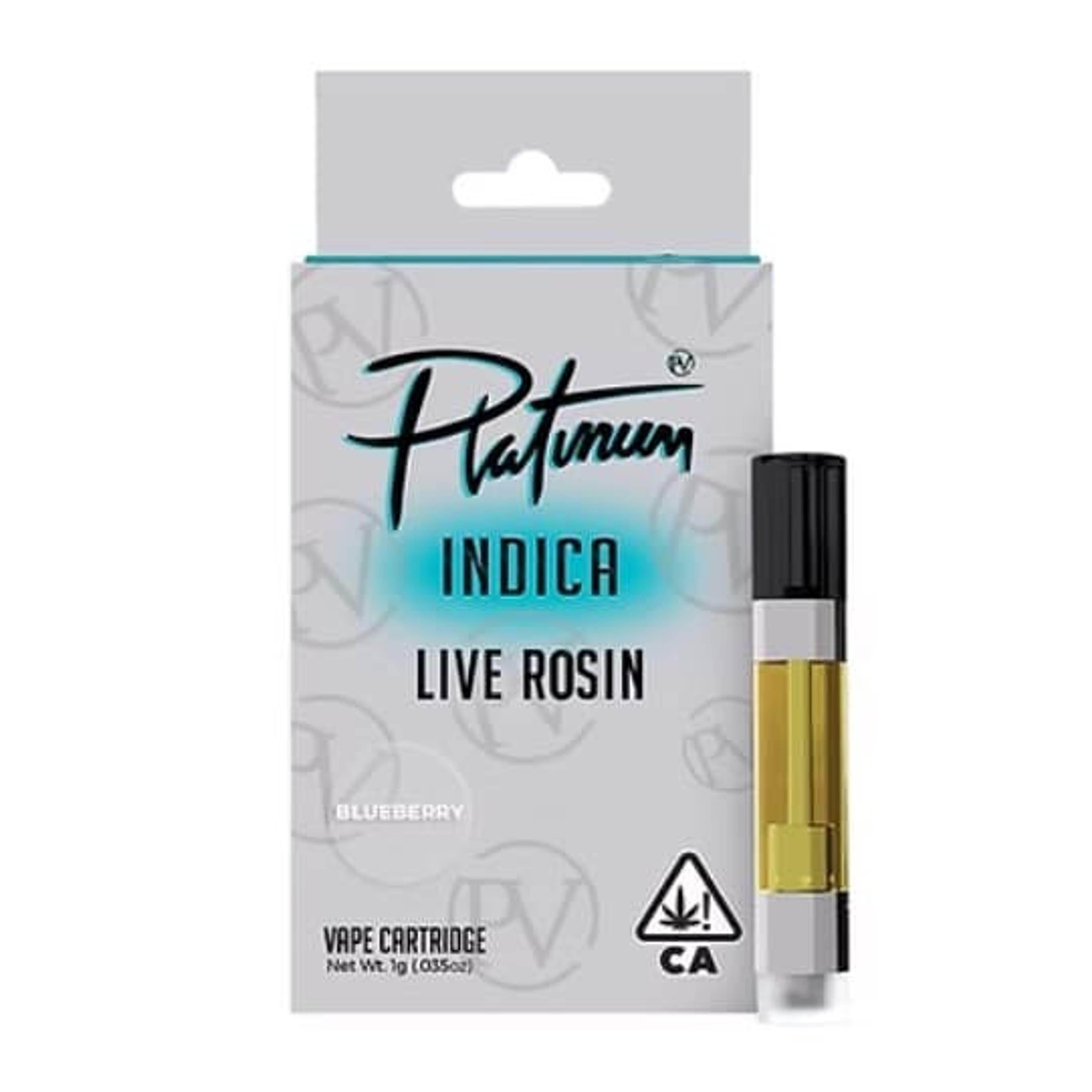Gushmint - 1g Rosin Cartridge - Platinum Vape - 1g Cart - Indica - $25 - 510 Cartridges