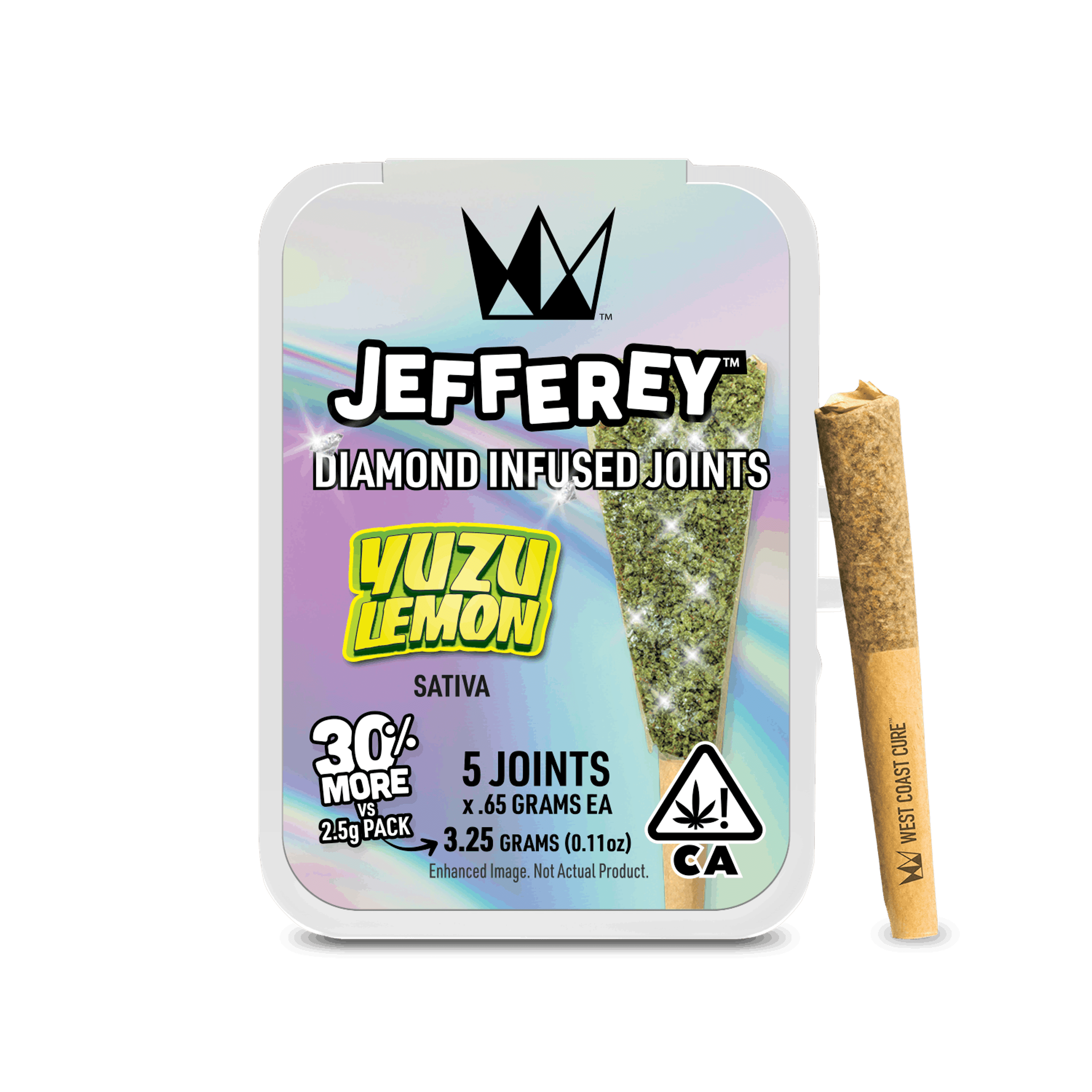 Jefferey - Yuzu Lemon 5pk Infused Pre-Rolls - West Coast Cure - - $32 - Pre-Rolls