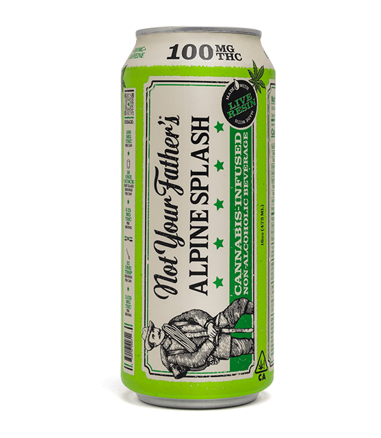 Alpine Splash - THC + Caffeine 16oz Soda - 100mg