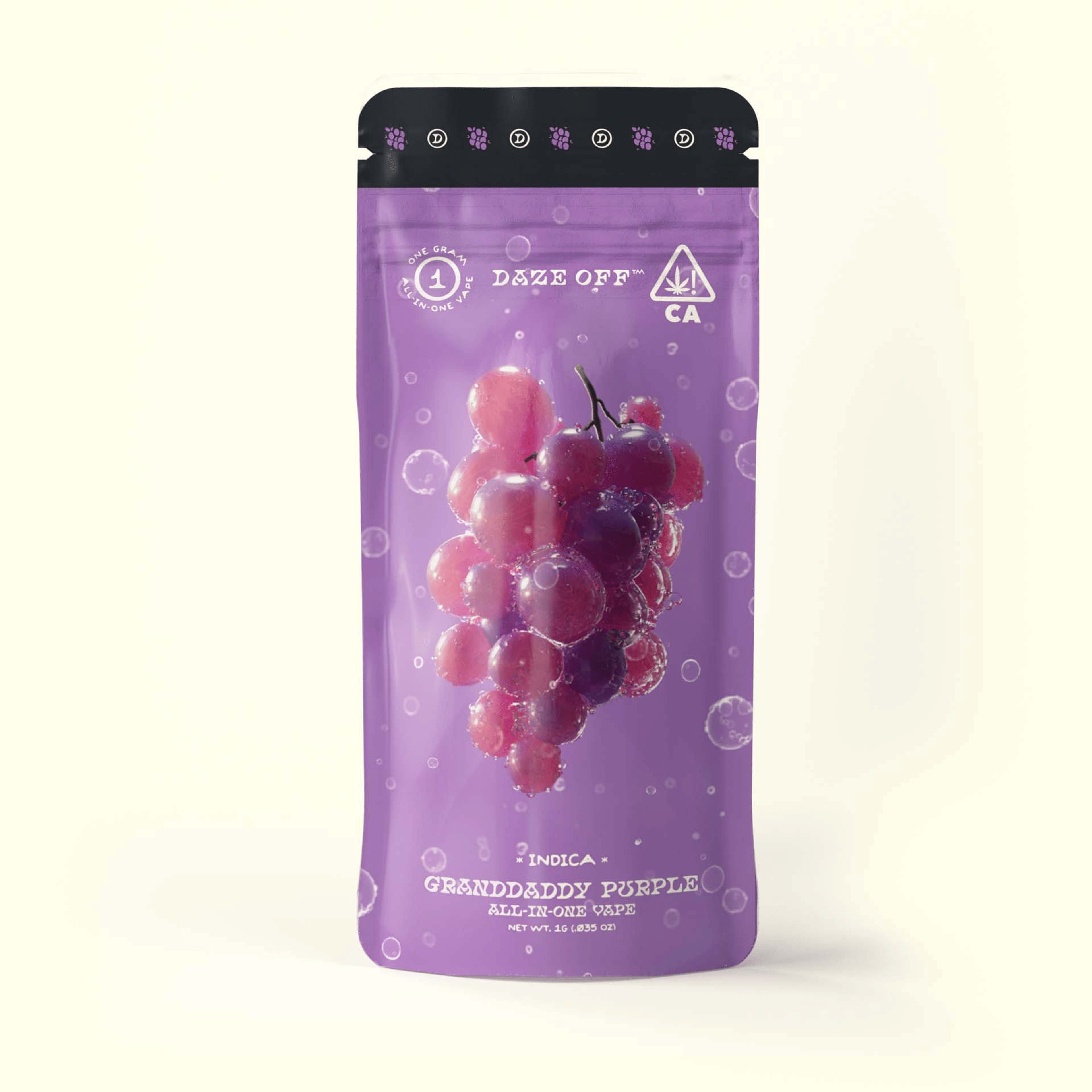 Grandaddy Purple All-In-One Vape - Daze Off - Gram - $30 - All-in-Ones