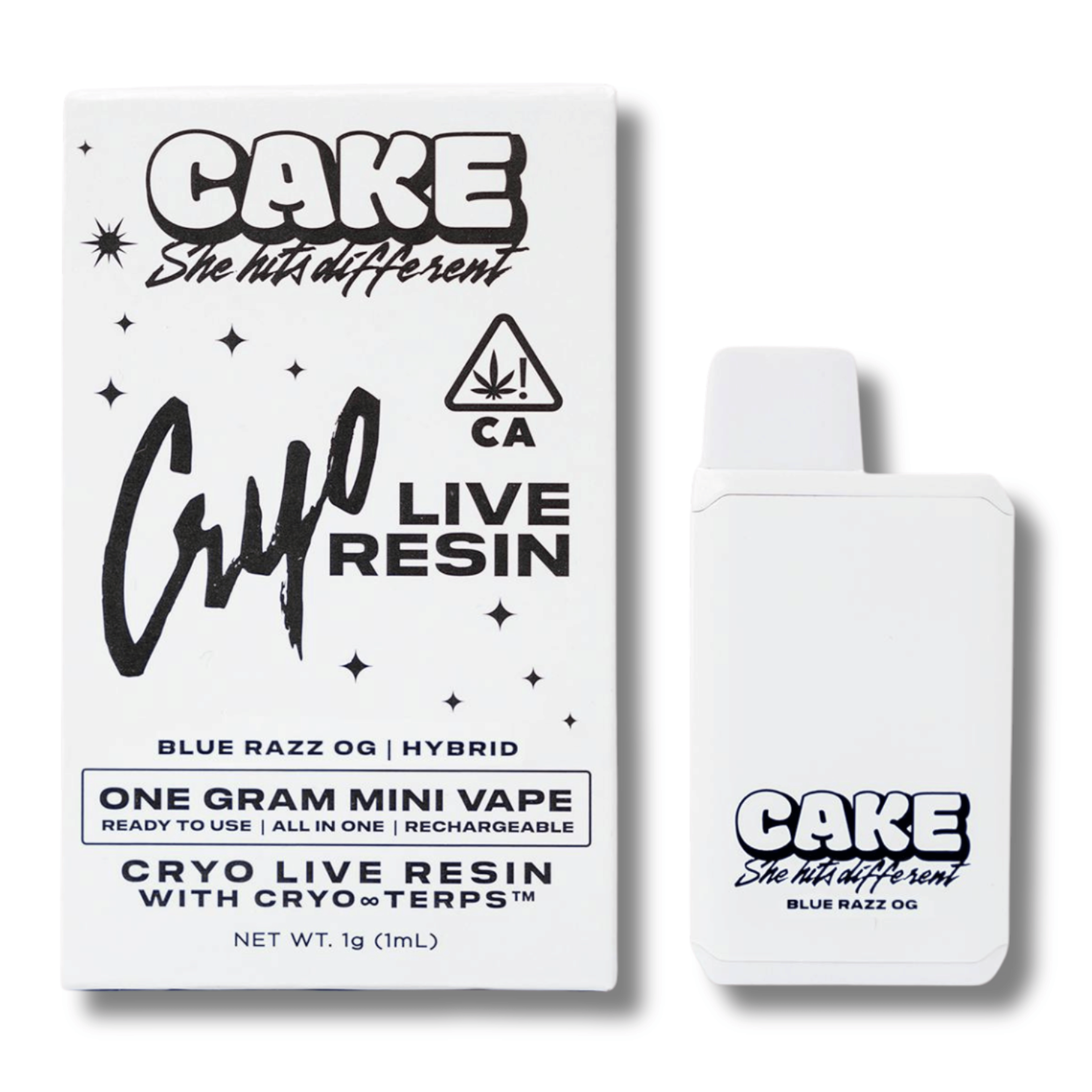 Og Kush Live Resin 1g AIO - Cake - - $33 - Vapes