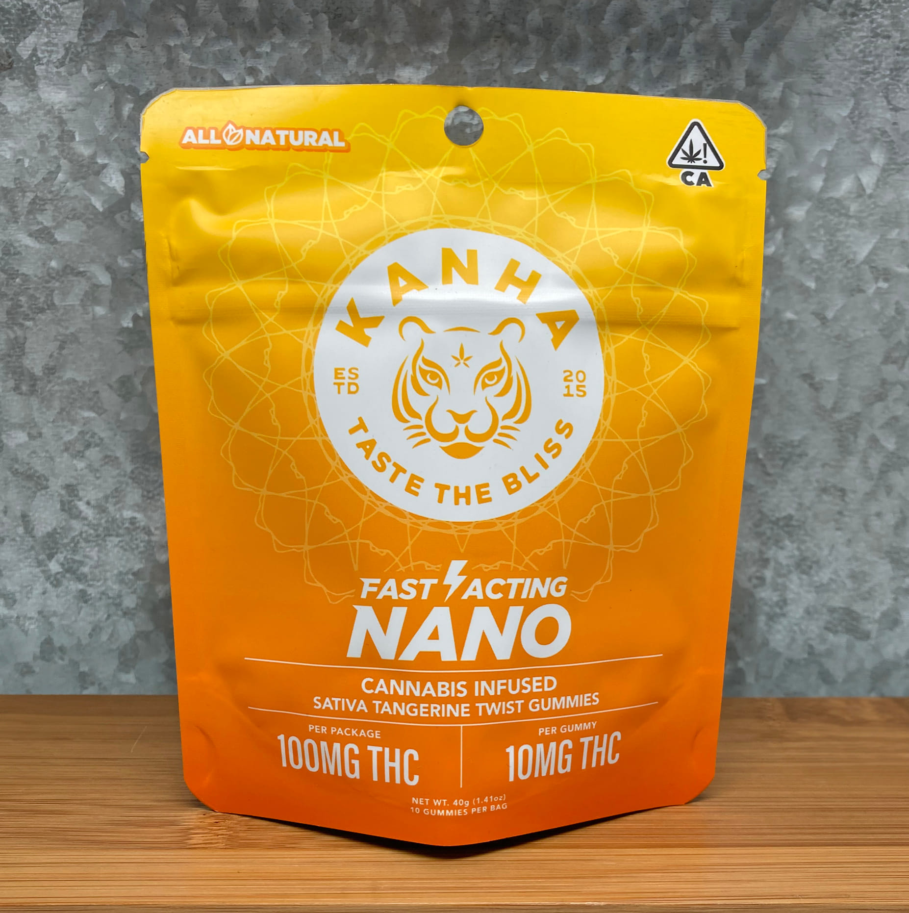 Tangerine Twist Nano Gummies 100mg. - Kanha -  - $28 - Edible