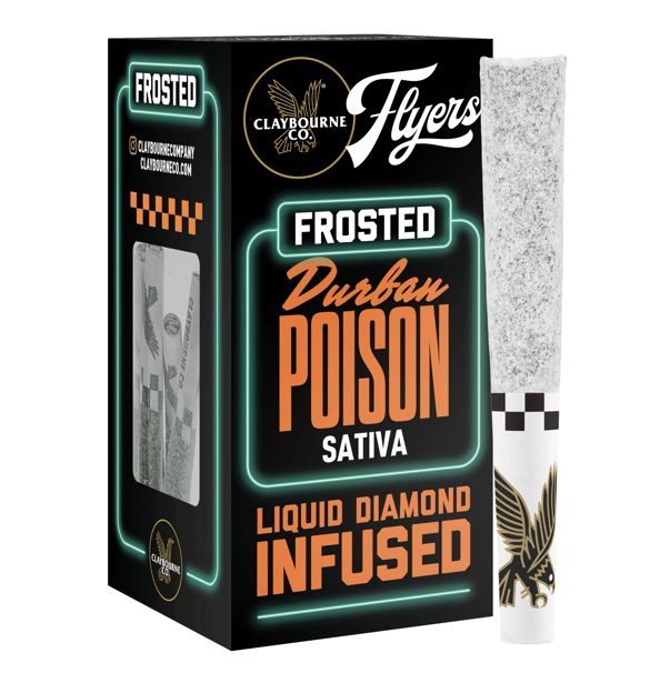 Frosted Flyers: Durban Poison 5PK Infused PRs