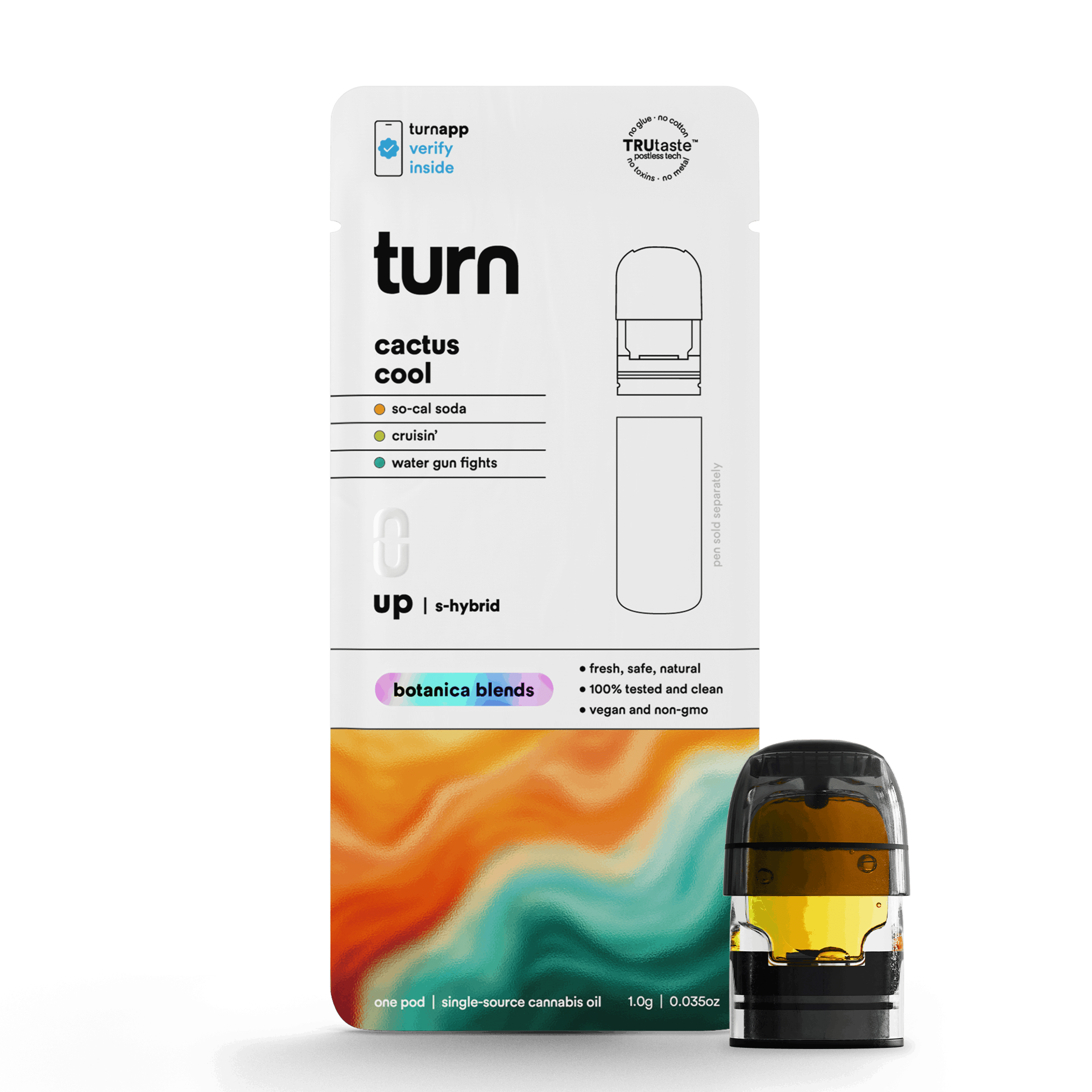 1.0g POD | cactus cool | botanica blends | up | - Turn - - $35 - Vape Pens