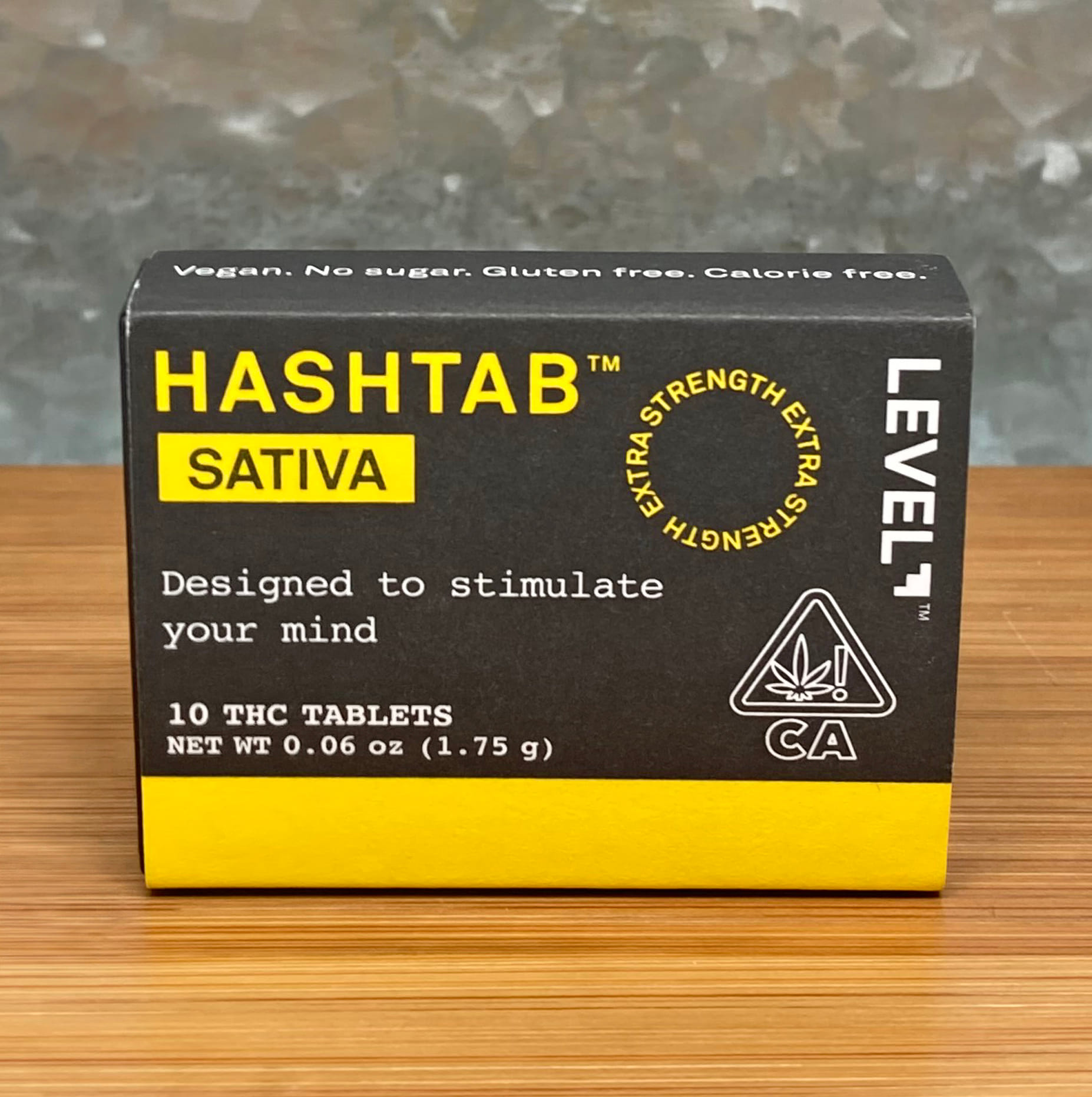 Sativa 25mg Hashtab 10Pk - LEVEL -  - $38 - Edible