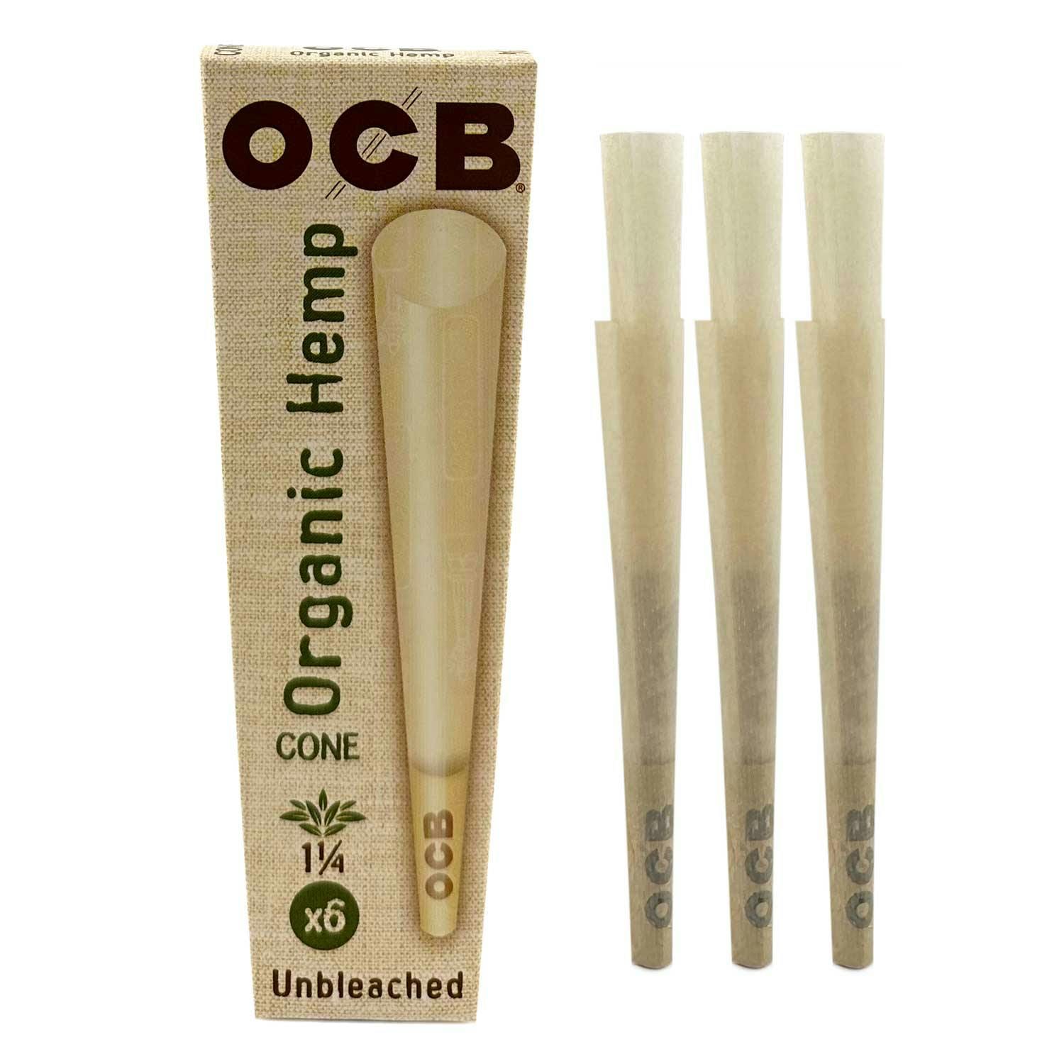 OCB - Organic Hemp Cones - 3pk King - Ocb -  - $3 - Accessories