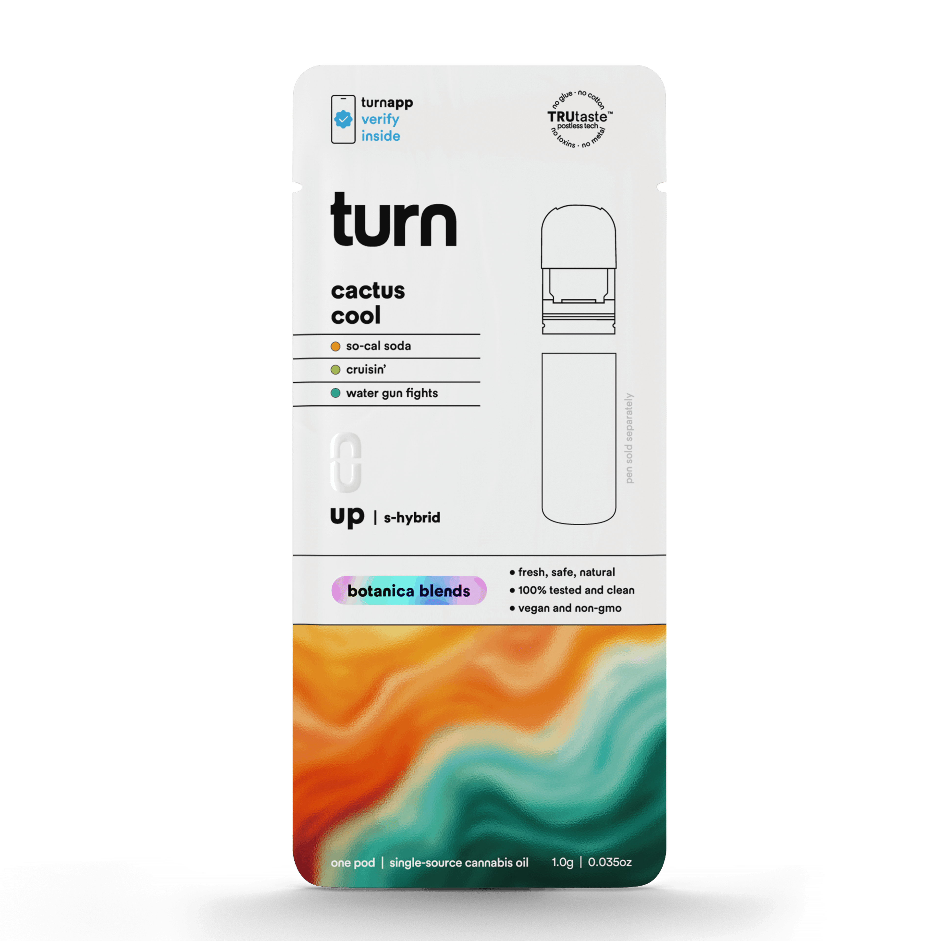 1.0g POD | cactus cool | botanica blends | up | - Turn - - $35 - Vape Pens