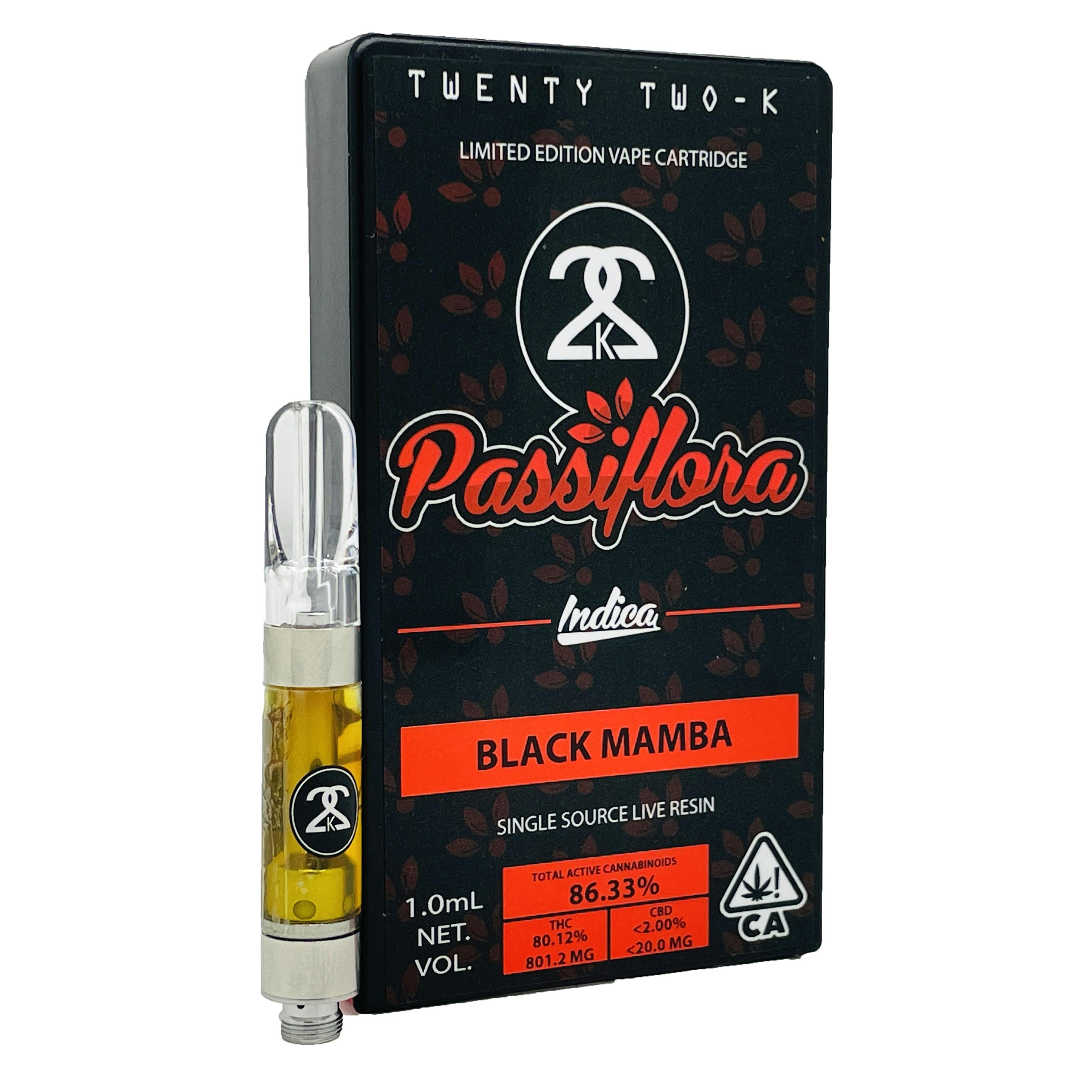 Cartridge - Black Mamba - Twenty Two - K - Full Gram - $32 - Cartridge