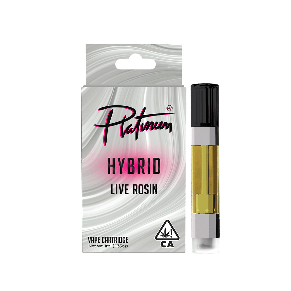 LA Kush Cake - 1g Rosin Cartridge - Platinum Vape - 1g Cart - Hybrid - $25 - 510 Cartridges