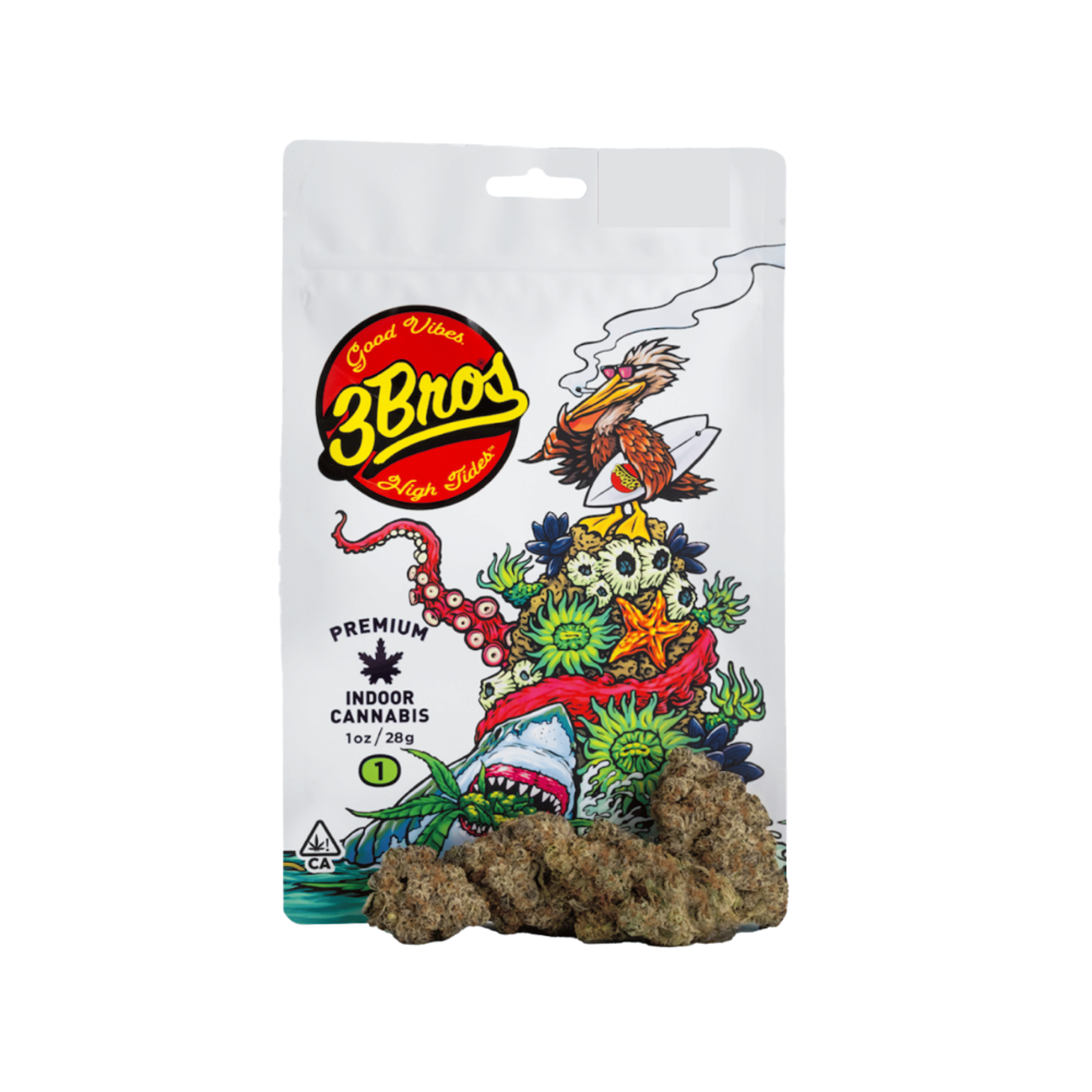 Strawberries & Cream - 28g - 3 Bros - 28g - Sativa - $160 - Flower (28 Grams)