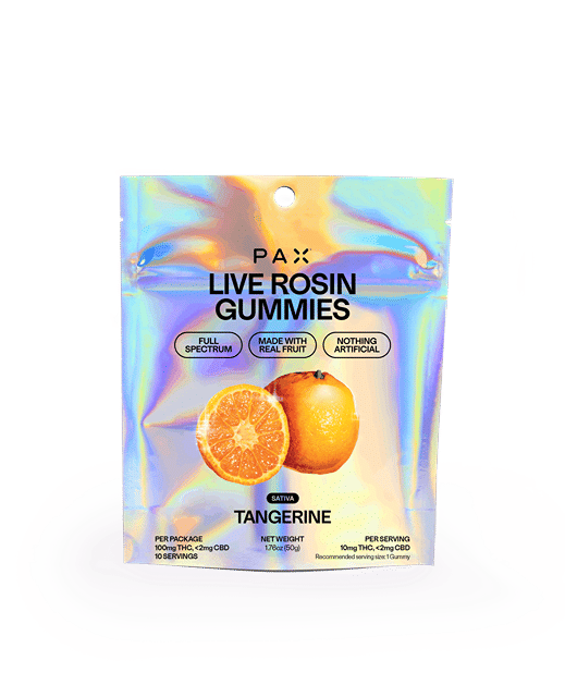 Tangerine | 100mg Live Rosin Gummies