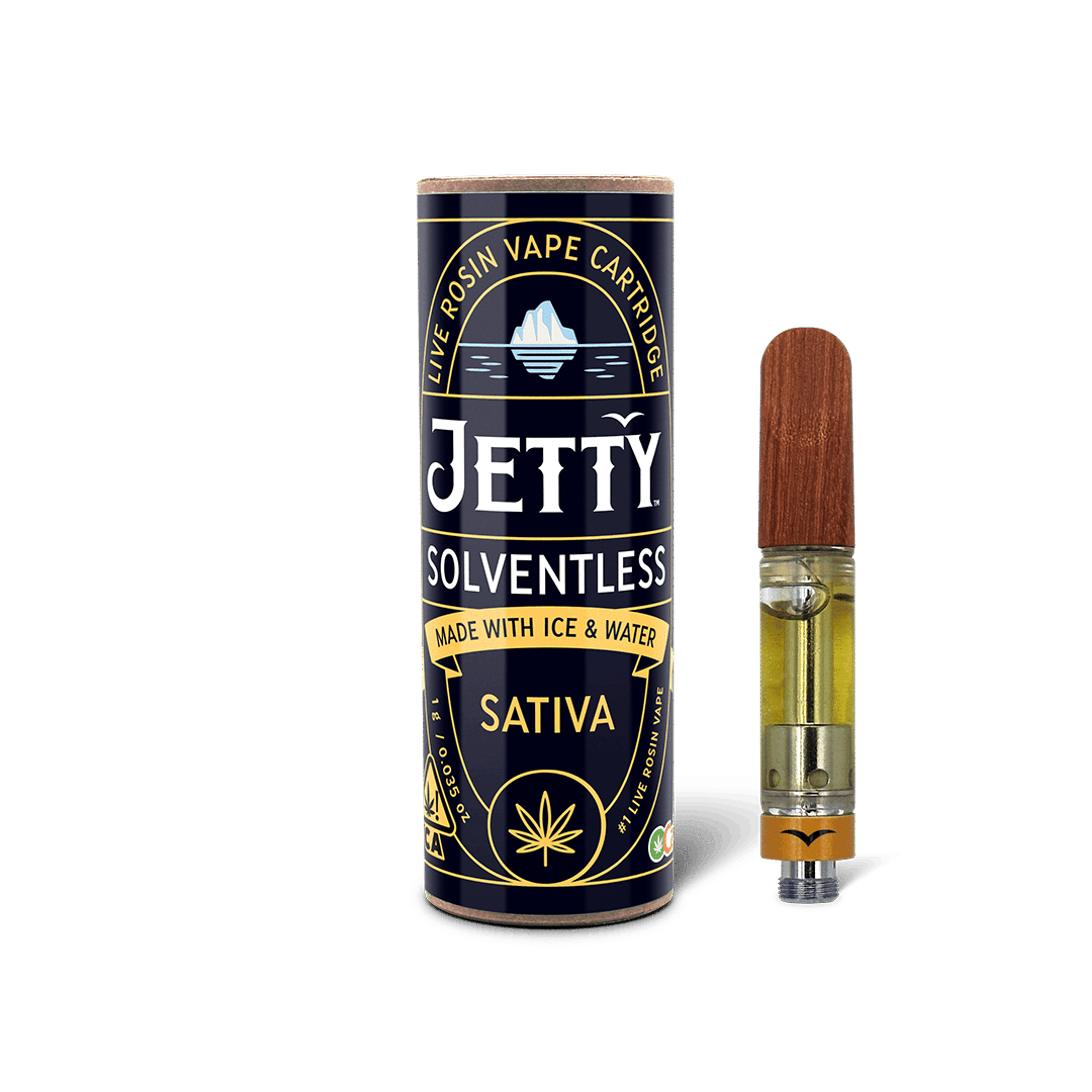 Jetty: Tropicanna Cookies | Solventless Live Rosin Cartridge - 1g - Jetty Extracts - - $55 - Cartridges / Pens
