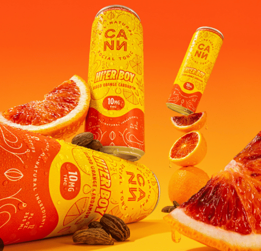 Hi-er Boys | Blood Orange Cardamom Single - 10mg - CANN Drinks -  - $8 - Beverages/Drinks