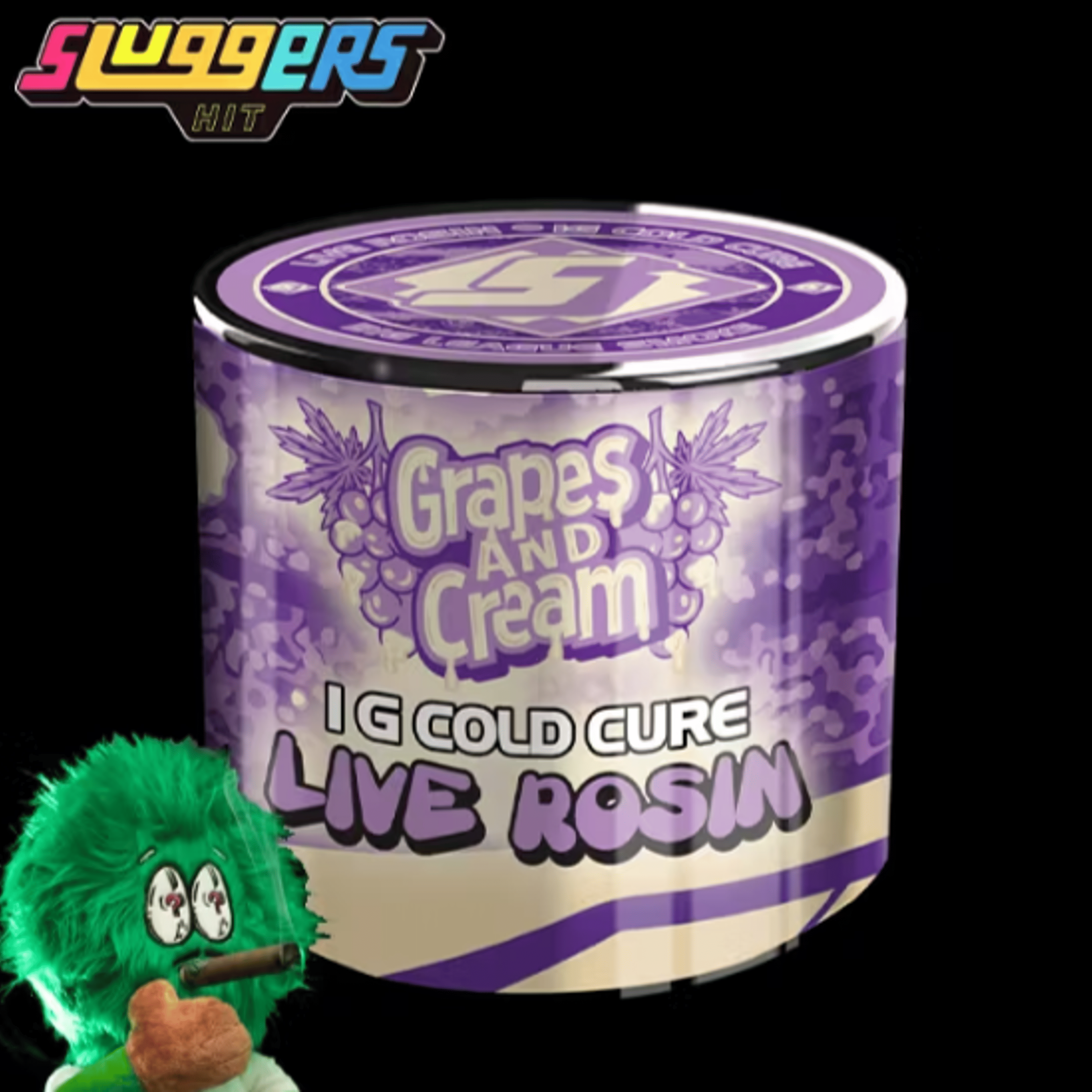 Sluggers - Grapes & Cream - Cold Cure Rosin - 1g - Sluggers - G&C - Rosin - 1g - $35.99 - Concentrates