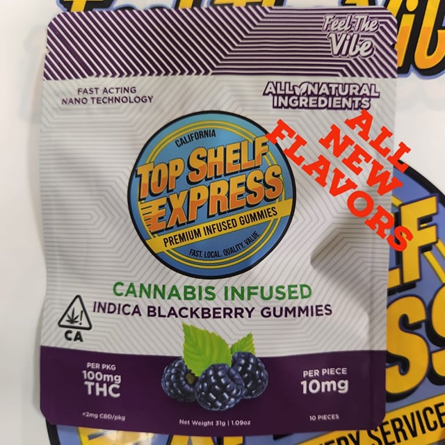 ^Black Berry Gummies (100mg/10pk)
