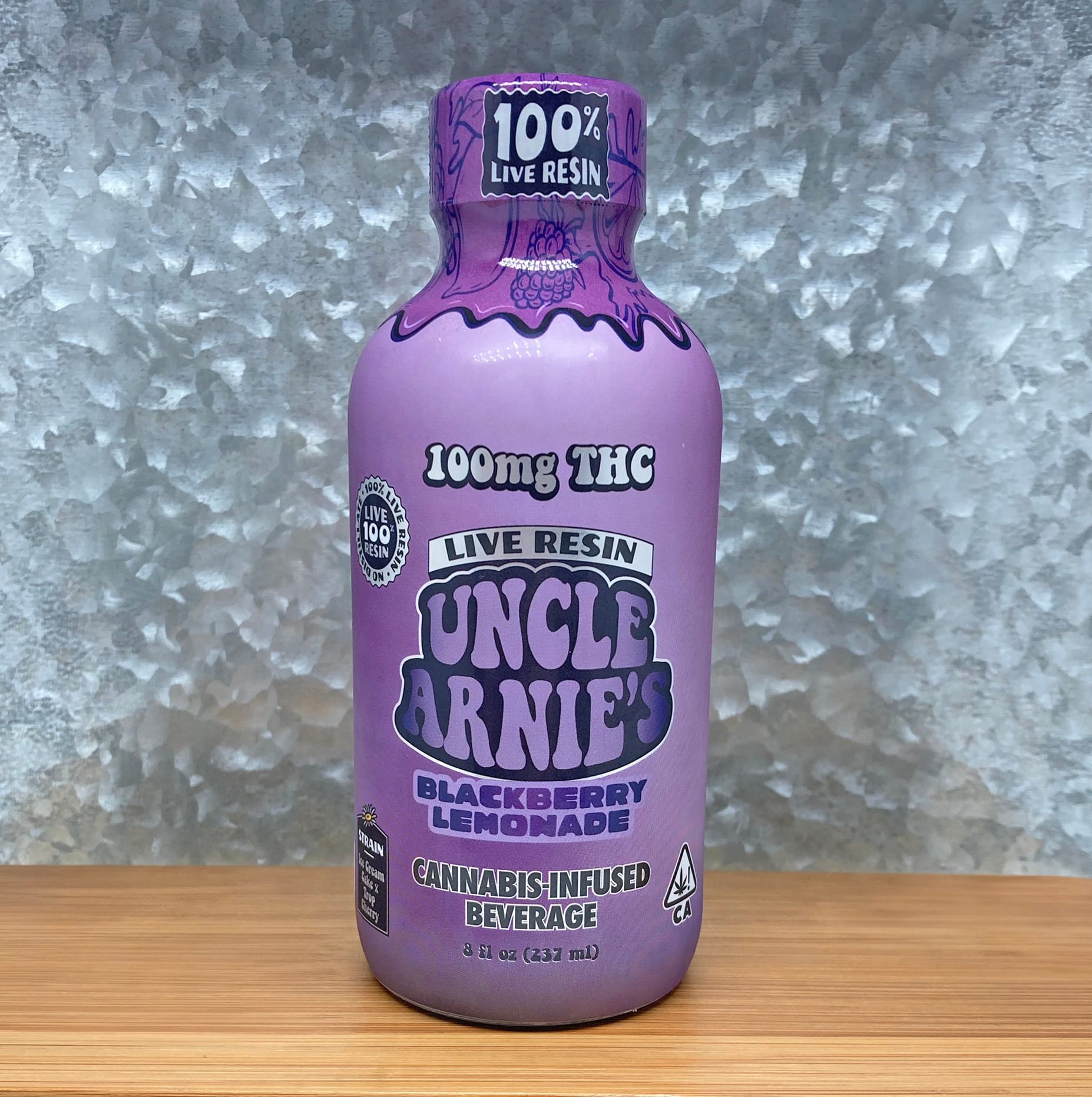 Blackberry Lemonade 100mg Live Resin - Uncle Arnie's -  - $16 - Drink