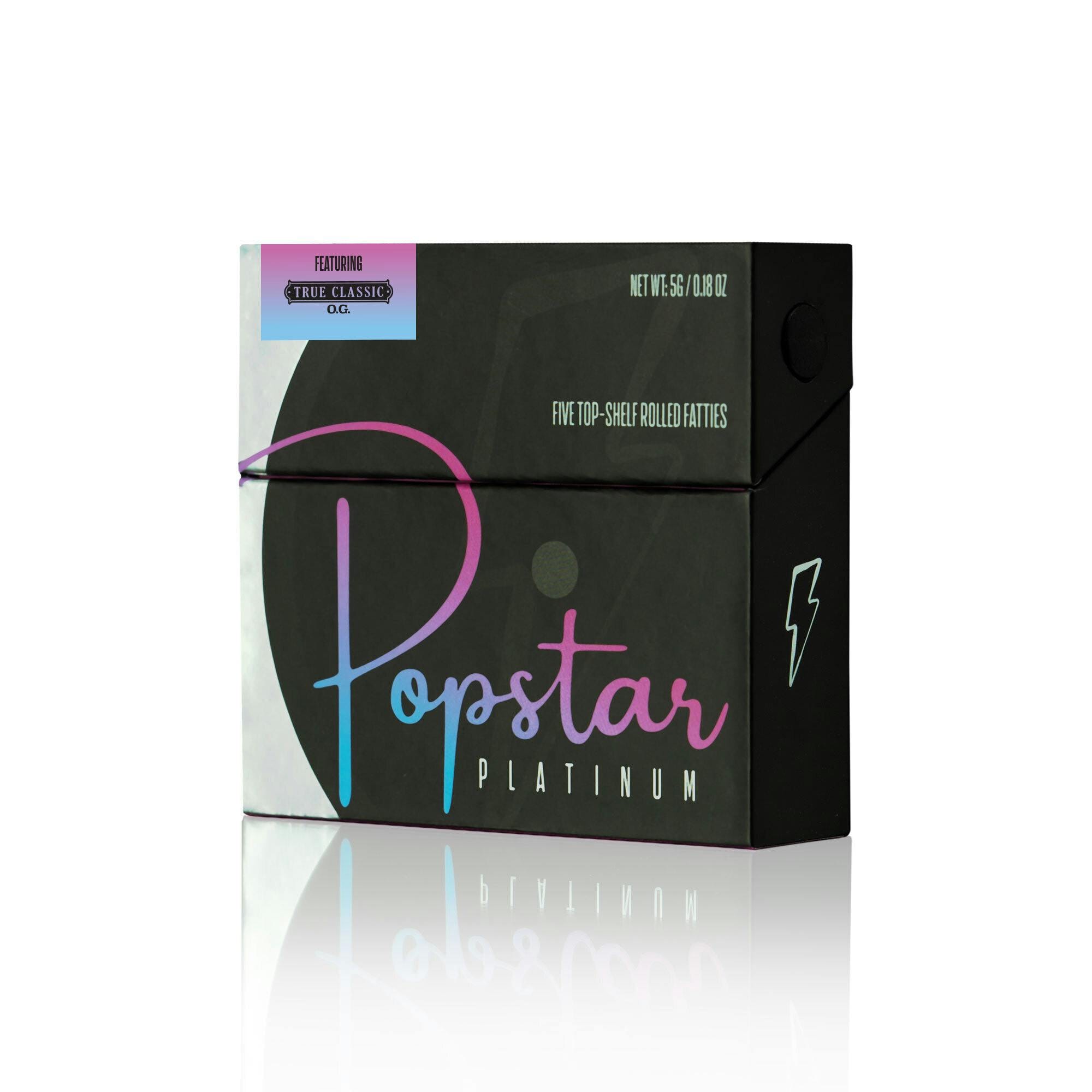 Popstar Platinum | 5g | 5pk | True Classic True OG - Rockstar Cannabis -  - $22.50 - Pre-Rolls