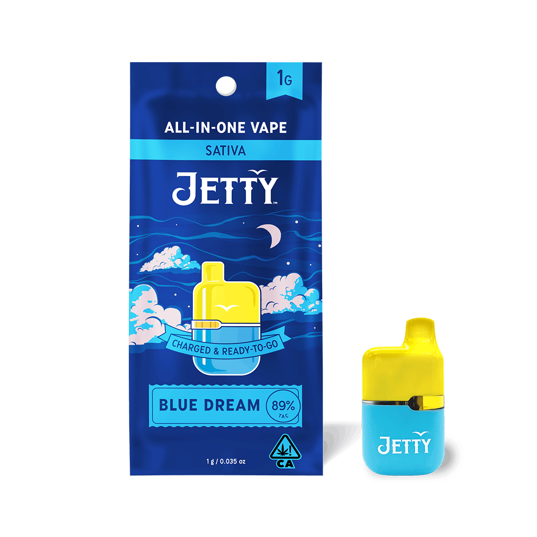 Blue Dream - 1G High THC Mini Tank All-In-One - Jetty Extracts - Blue Dream AIO (S) - $32 - Cartridges