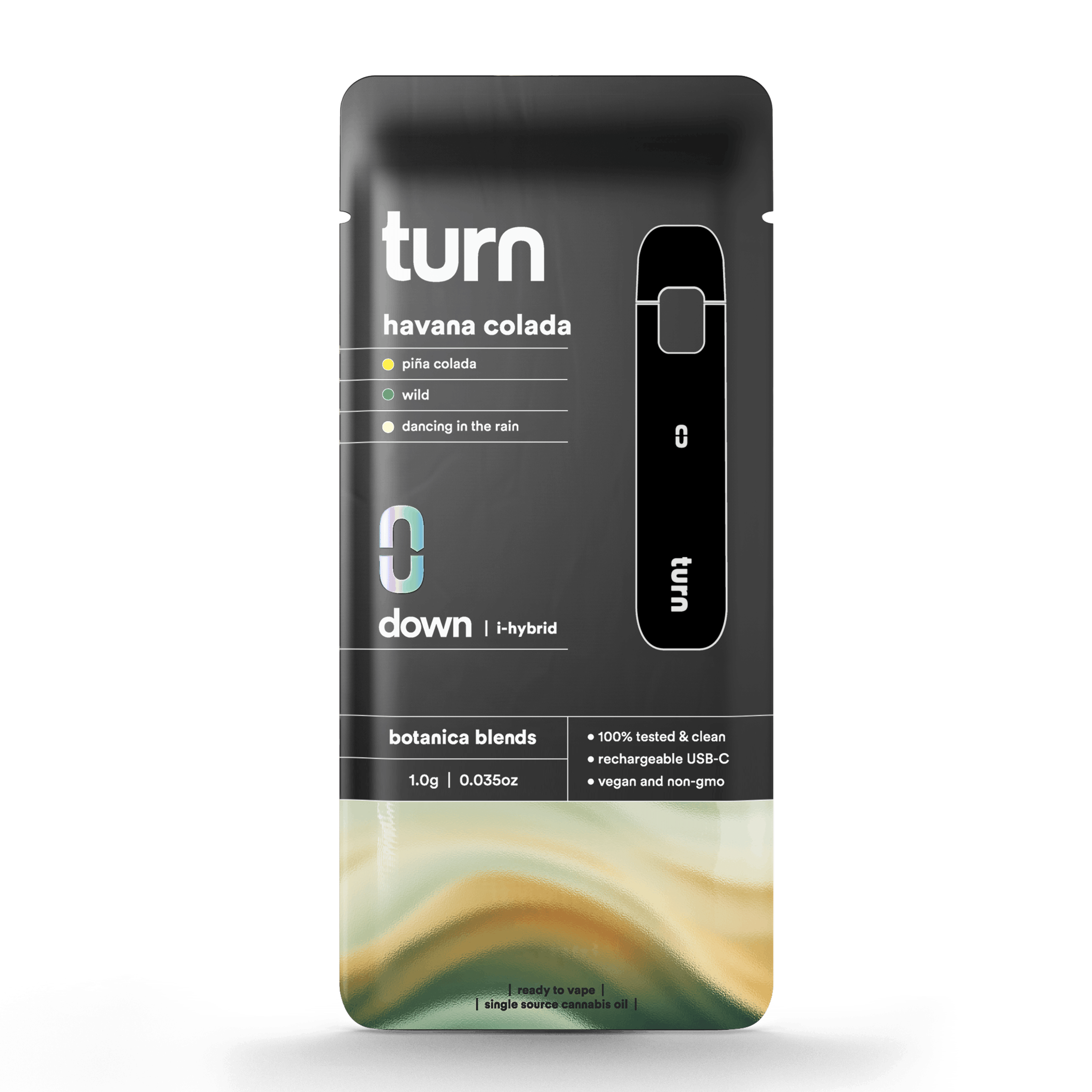 1.0g AIO | pina colada | botanica blends | down | - Turn - - $35 - Vape Pens