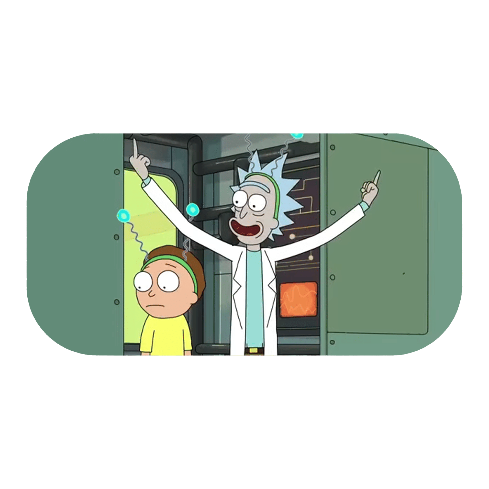 Rick and Morty Rolling Tray Cover - Middle Finger to the People - Backwoods -  - $4.99 - Accessories