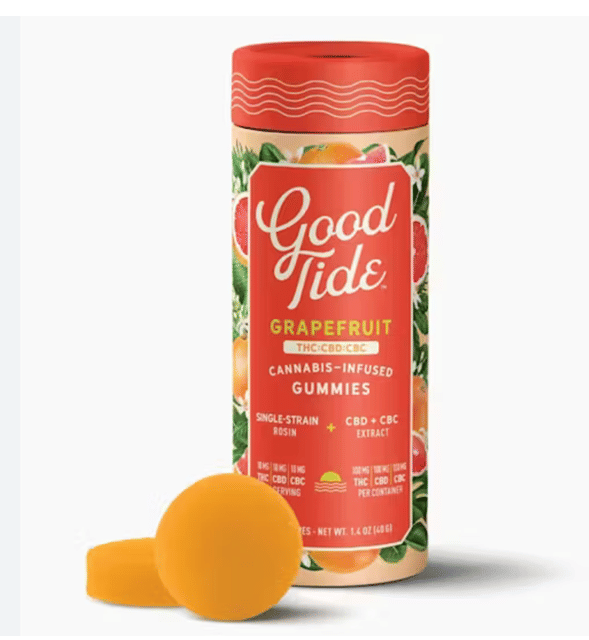 Grapefruit 1:1:1 THC:CBG:CBC 10ct - 100mg