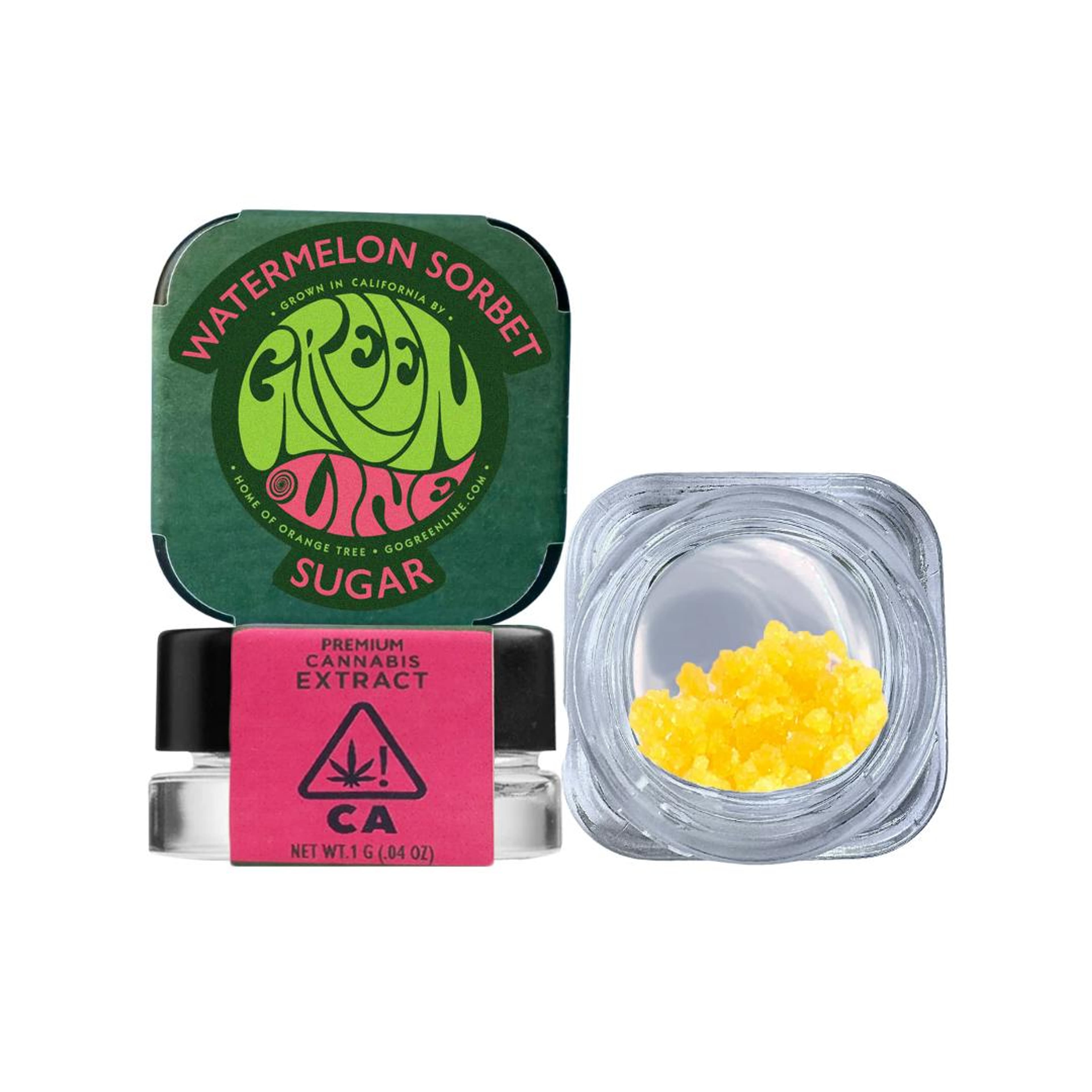 Greenline: Watermelon Sorbet - Sugar - 1g - Greenline - - $19 - Concentrates
