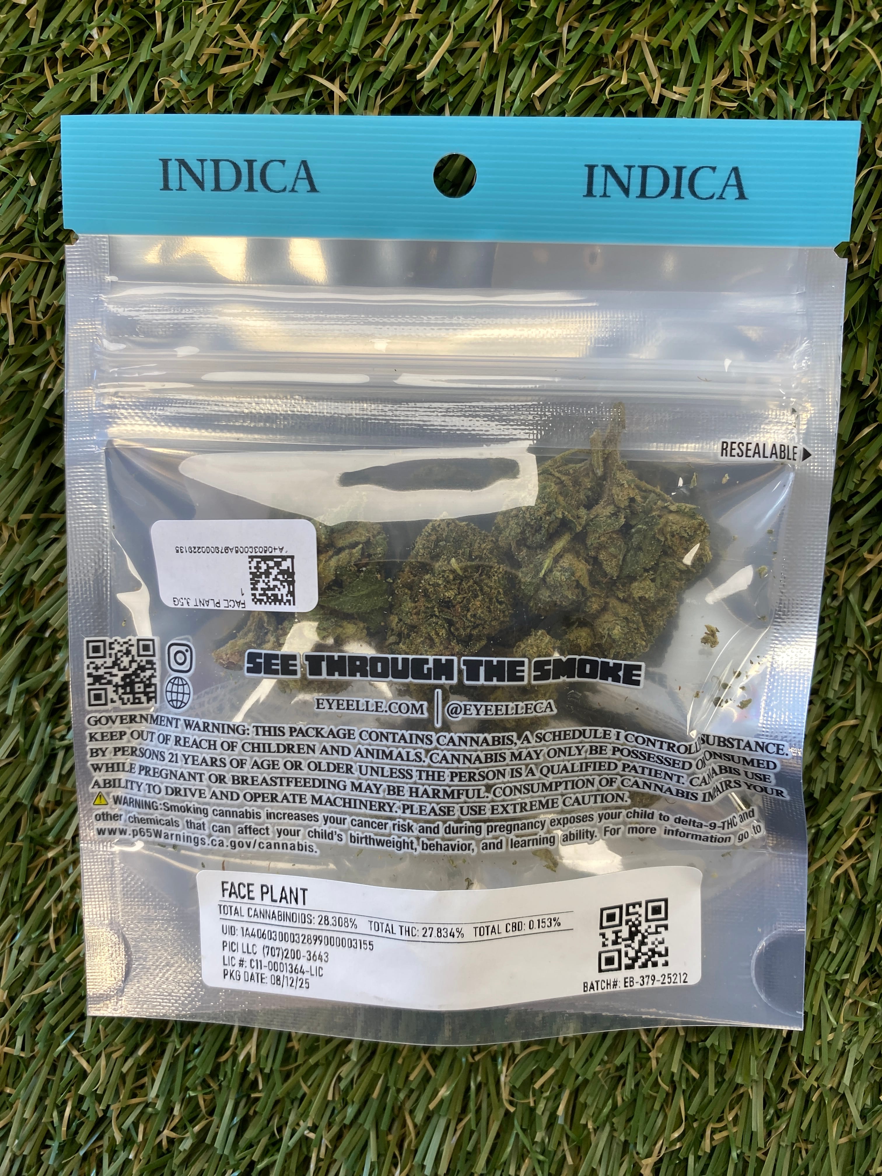 FACE PLANT 3.5G - EYEELLE -  - $7.53 - Flower