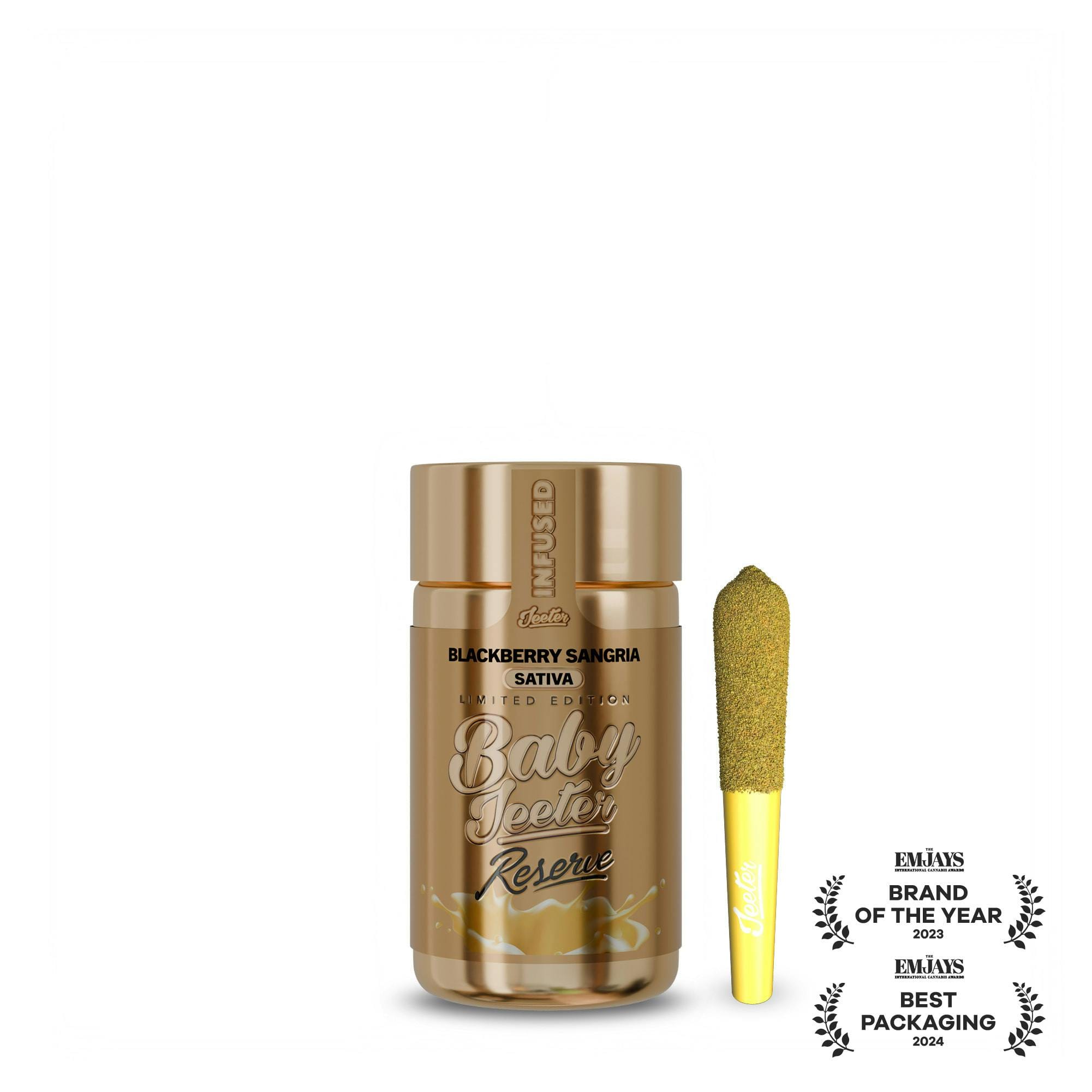 Jeeter Baby Reserve  | .5gx5pk Preroll Blackberry Sangria - Jeeter -  - $35 - Pre-Rolls