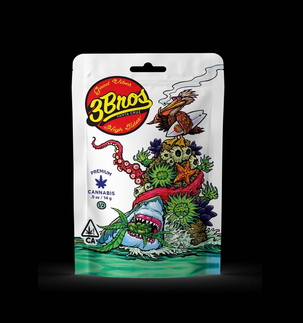 Strawberries & Cream - 14g - 3 Bros - 14g - Sativa - $92 - Flower (14 Grams)