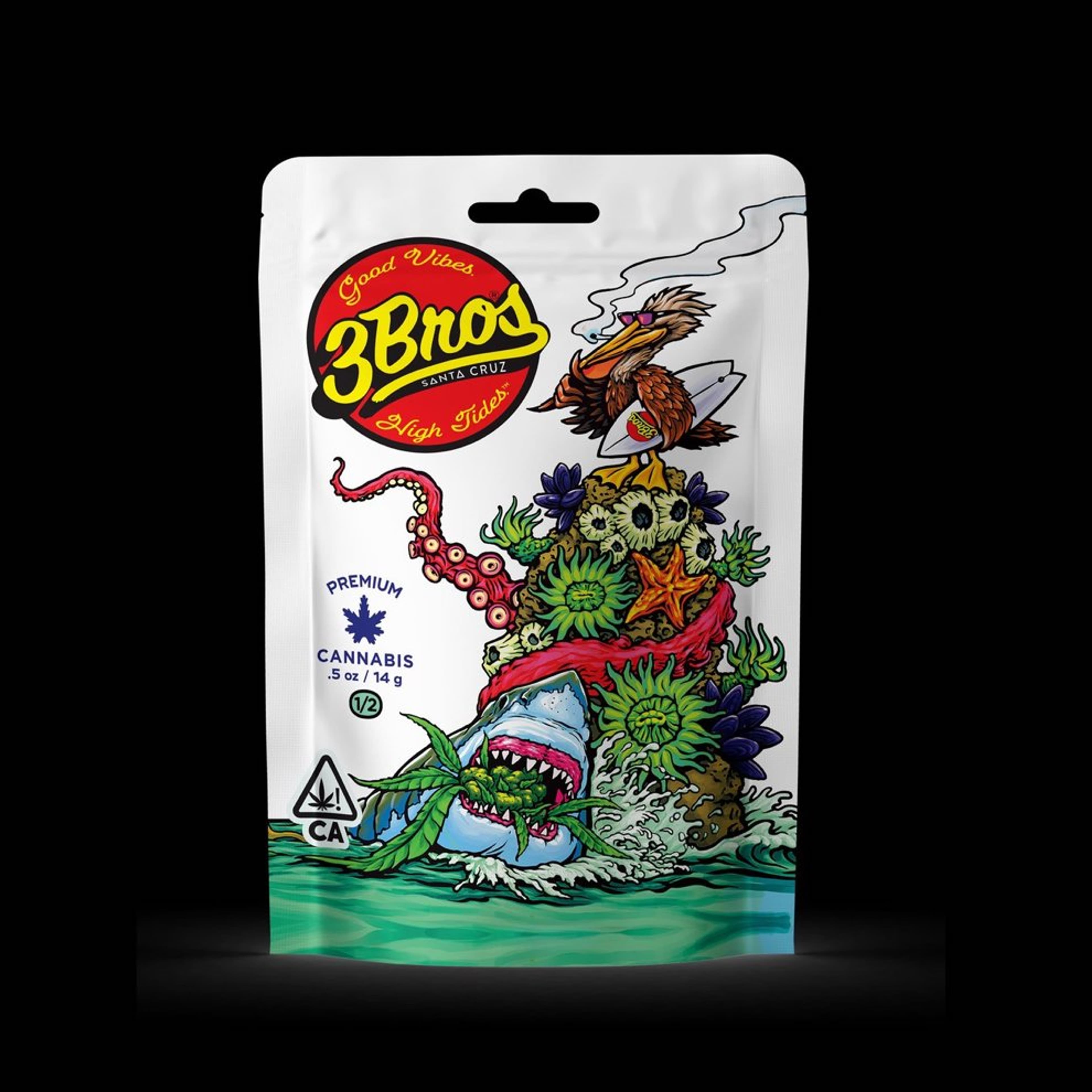 Strawberries & Cream - 14g - 3 Bros - 14g - Sativa - $92 - Flower (14 Grams)