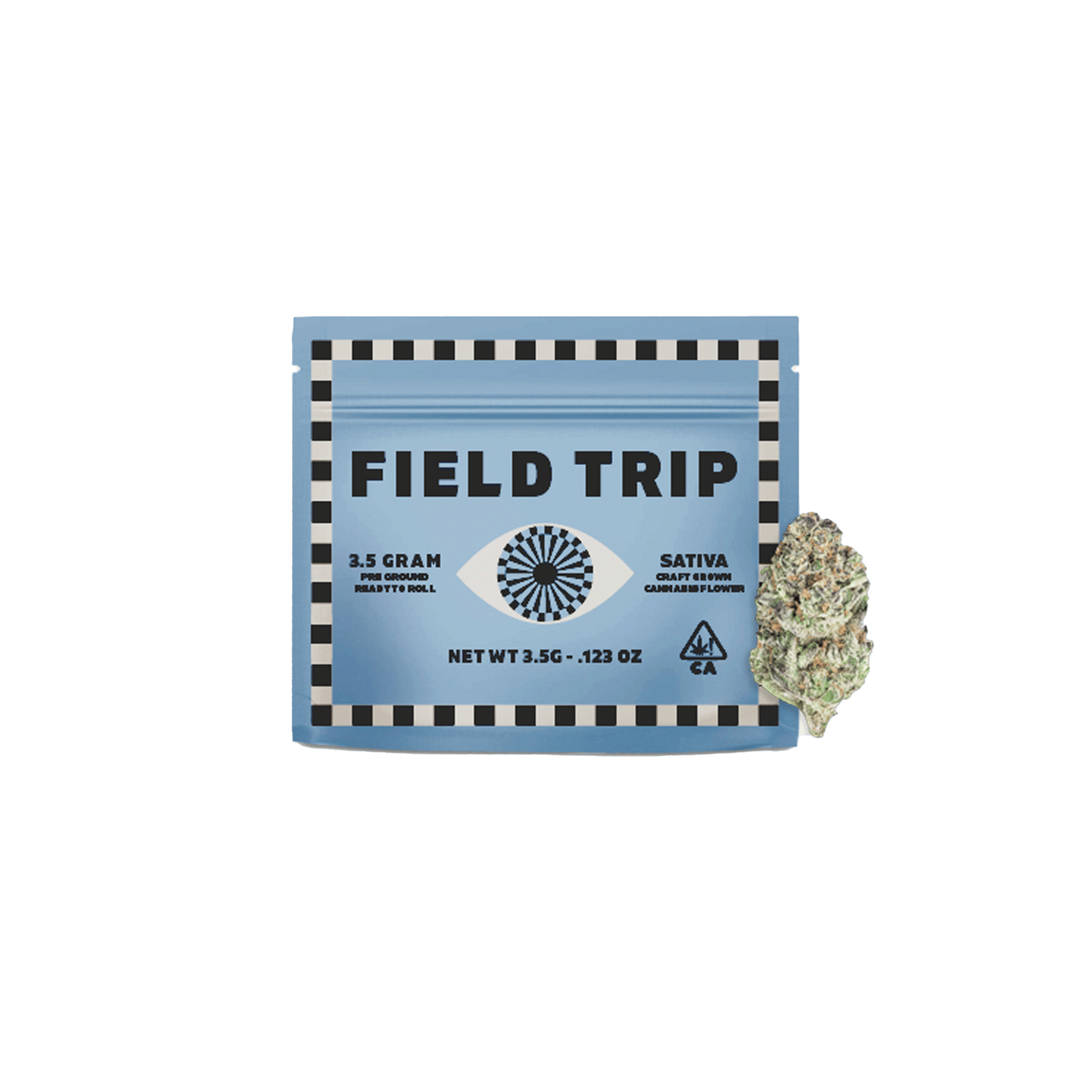 Amnesia Haze - Ready to Roll - Pre-Ground Flower - Field Trip - 3.5g - $17.99 - 4mo+ Flower (Date in Description)