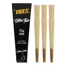 Vibes Ultra Thin 1-1/4 6 pack - Vibes Papers -  - $2 - Merch
