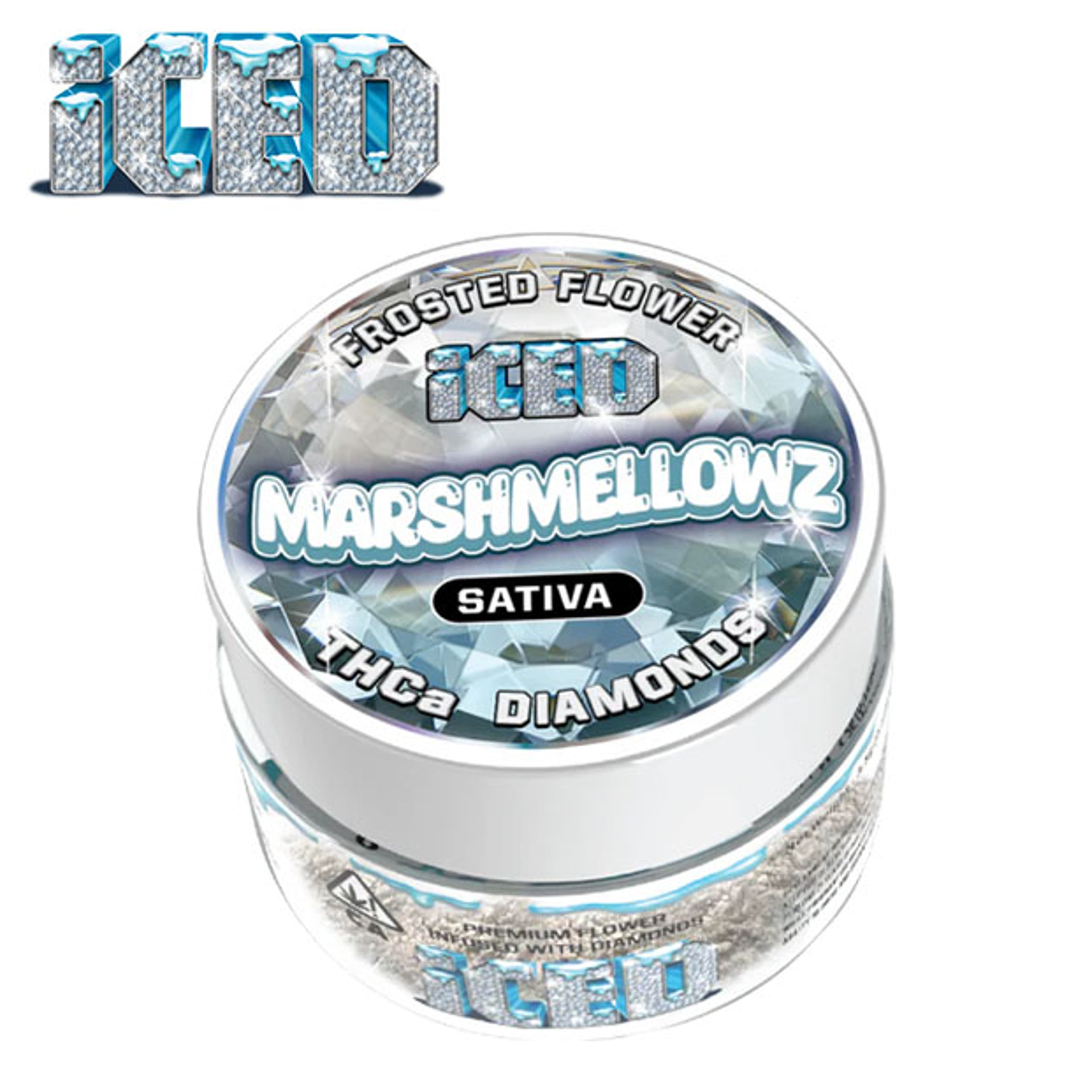 Iced - Marshmellowz - Diamonds Frosted Flower - 3.5g - Iced - 3.5 - $29.99 - Indoor Flowers