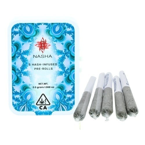 G Tank x Rainbow Meltz Hash Infused Pre Roll  5 Pack - 2.5g - Nasha -  - $38 - Infused Pre-Rolls