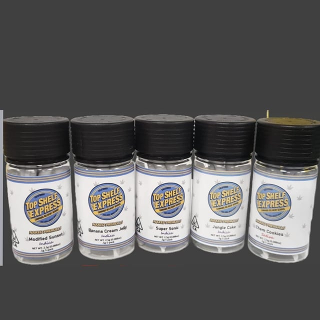 ^Atomic Belts Naked Prerolls (5pk/.05g)