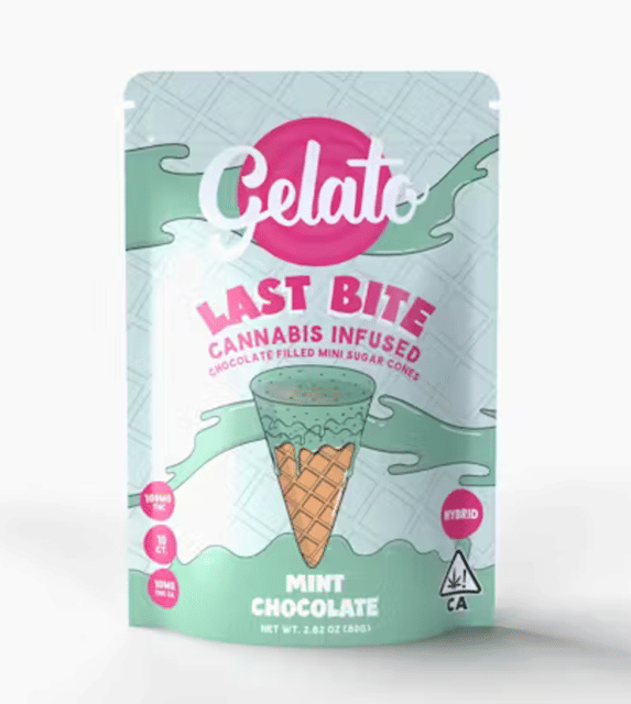 Mint Chocolate Mini Cones - 100mg