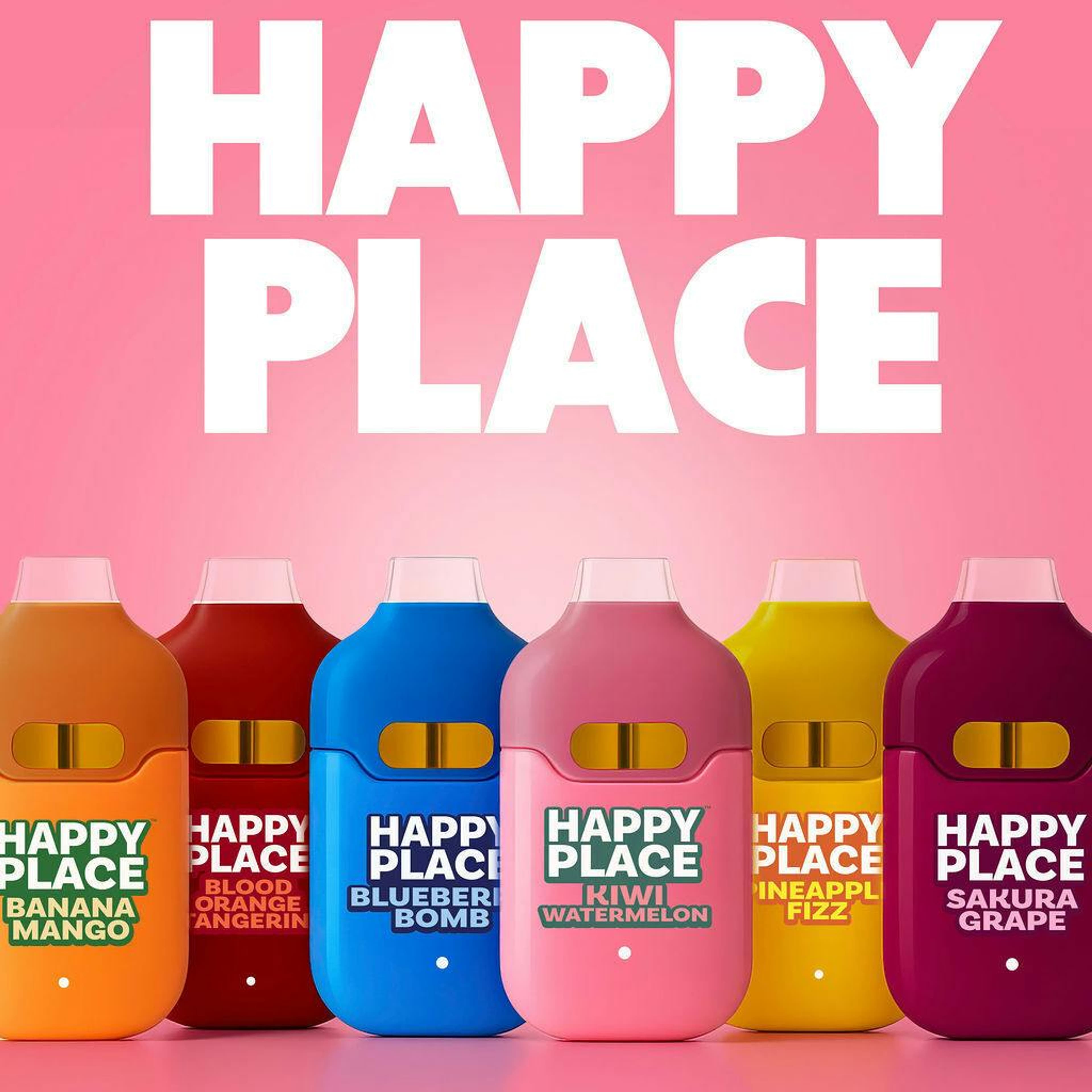 Blood Orange Tangerine - Disposable - Happy Place - 2 Gram - $19.99 - Disposable Vape (All-In-One, Battery Built-In)