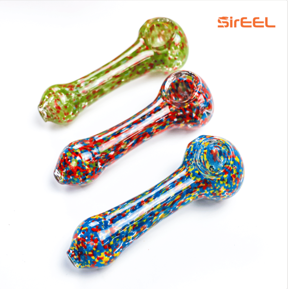 4.5" Glass Pipe - Assorted Colors - SirEEL - Glass Pipe - $10 - Pipes/Bongs/Dab Rigs