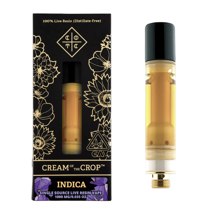 Cream Of The Crop SSLR Vape 1g - Indica - Sweet Larry OG - Cream Of The Crop -  - $40 - Vape Carts