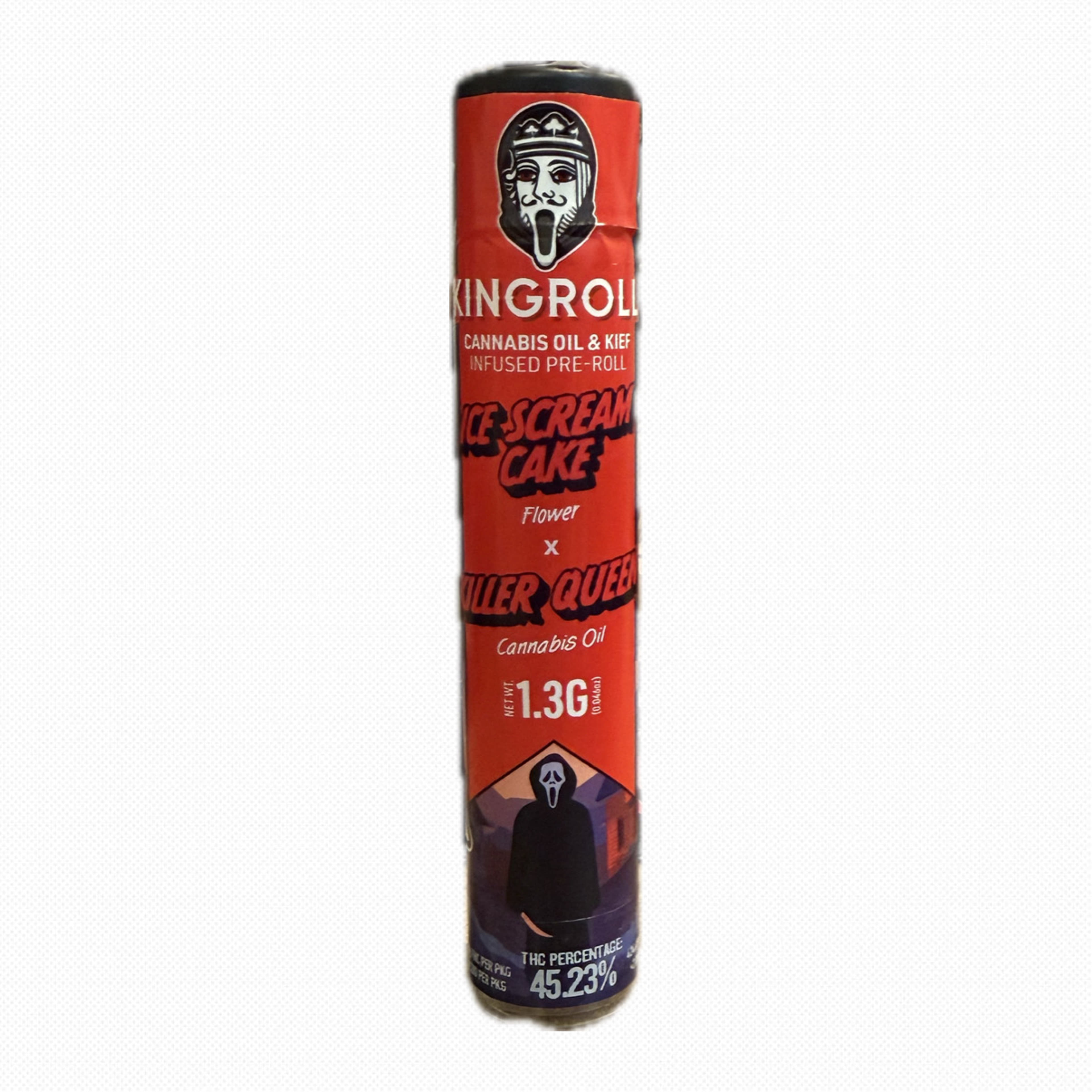 King Roll | Ice Scream Cake x Killer Queen (I) Infused Pre- Roll - 1.3g - Kingroll - - $17.50 - Infused Pre-Rolls