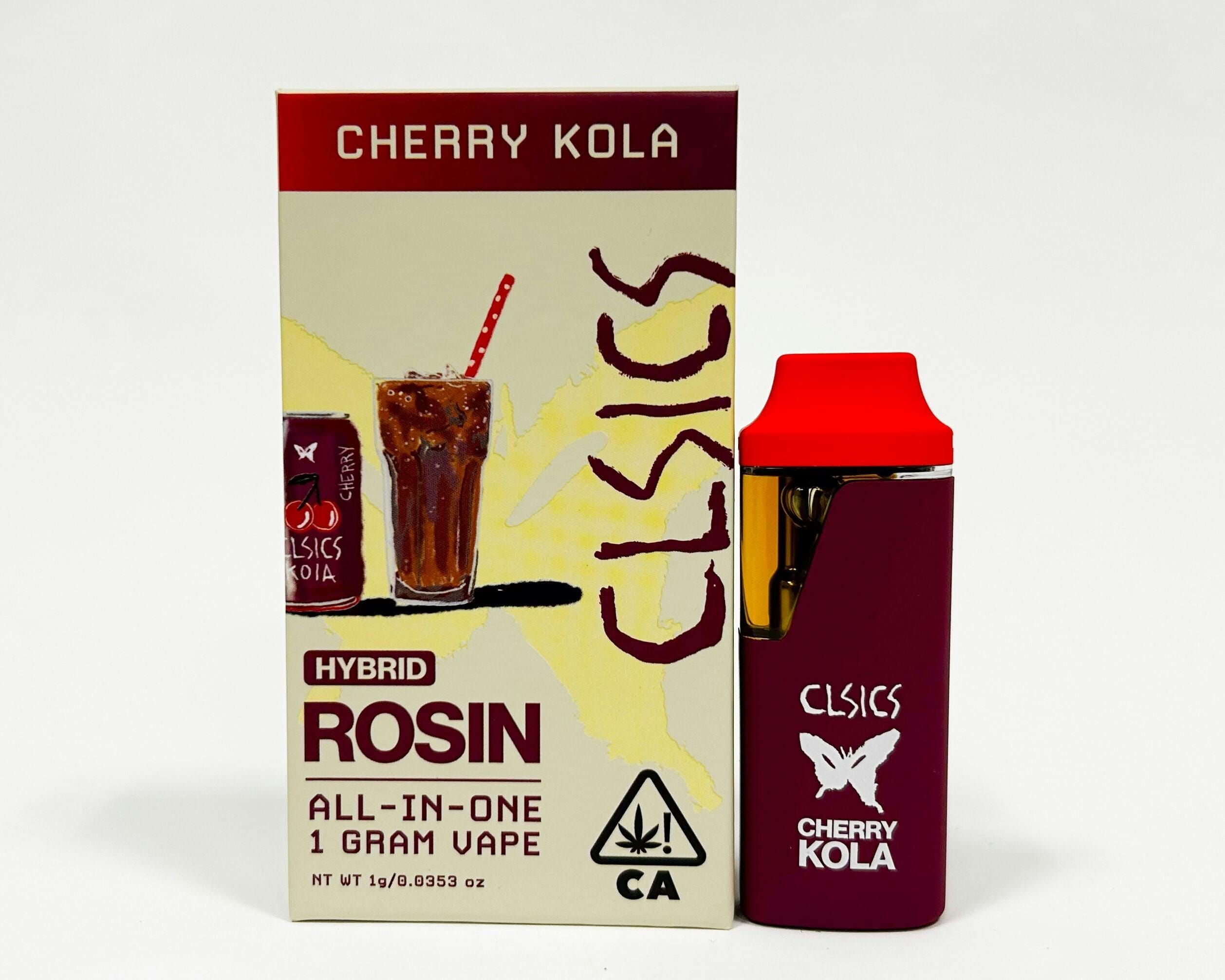 Cherry Kola - 1G Live Rosin All-In-One - CLSICS - Cherry Kola (H) - $38 - Cartridges