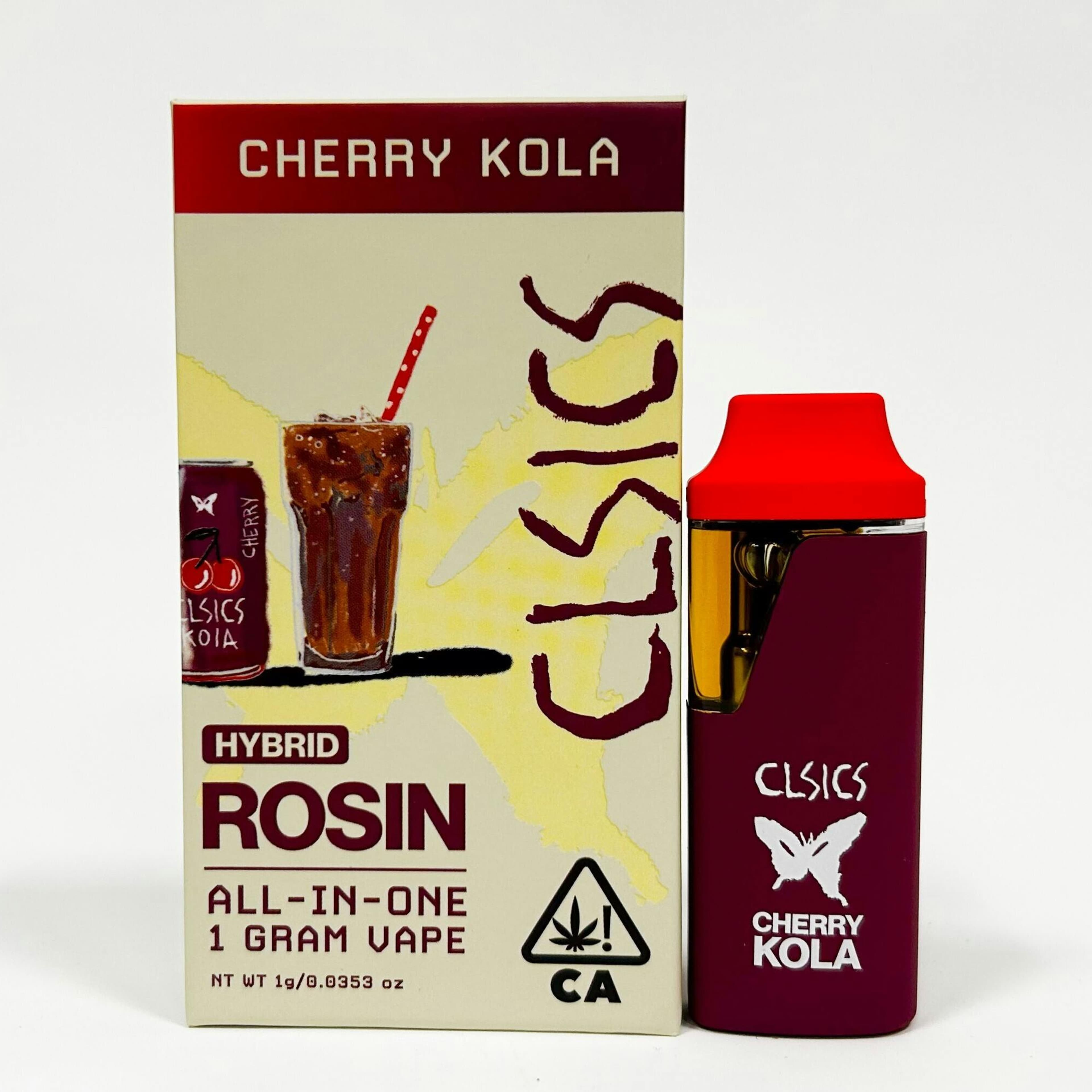 Cherry Kola - 1G Live Rosin All-In-One - CLSICS - Cherry Kola (H) - $38 - Cartridges