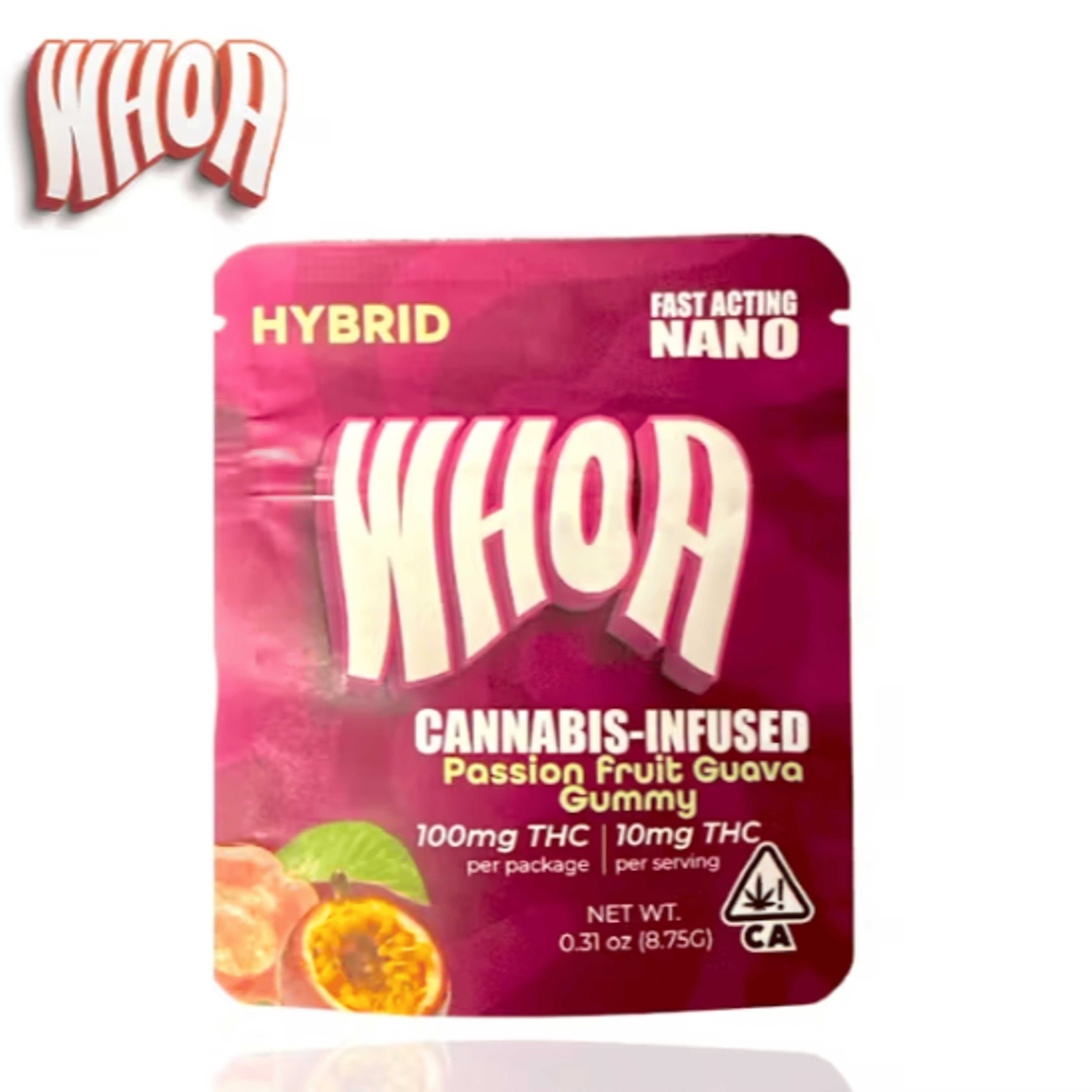 WHOA - Passion Fruit Guava Gummies - 100mg *B2G1 EVERYDAY* - WHOA - PFG - Gummy - 100mg - $7.99 - Edibles