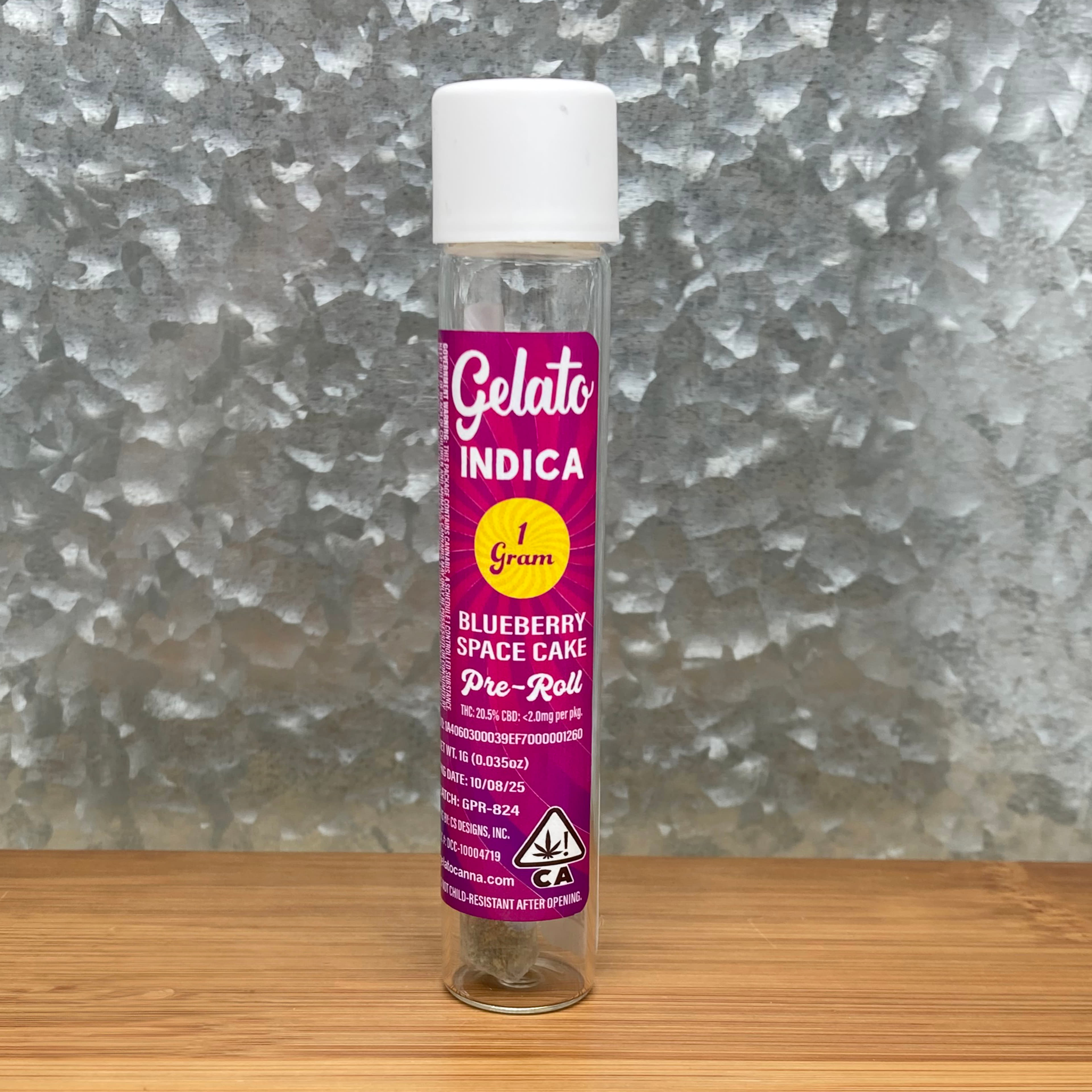 Blueberry Space Cake 1g Joint - Gelato - - $7 - Joint