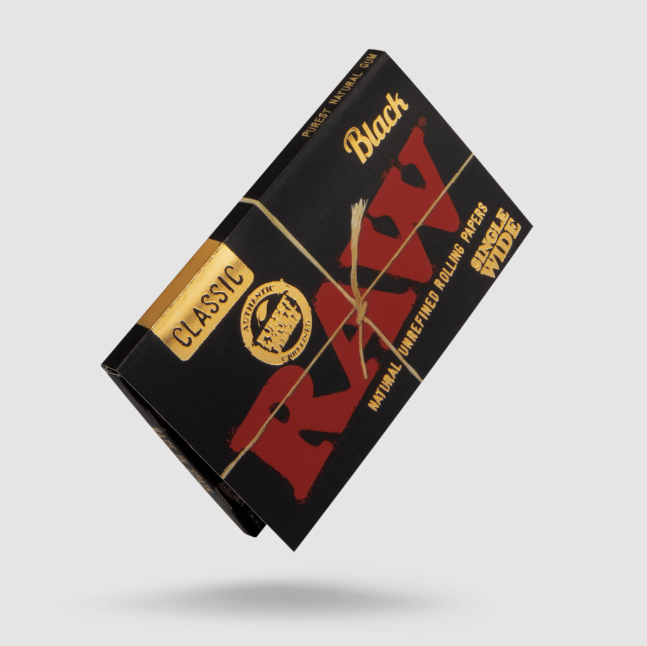 RAW Black | Papers - Classic Single Wide 100pk - Raw -  - $4 - Accessories