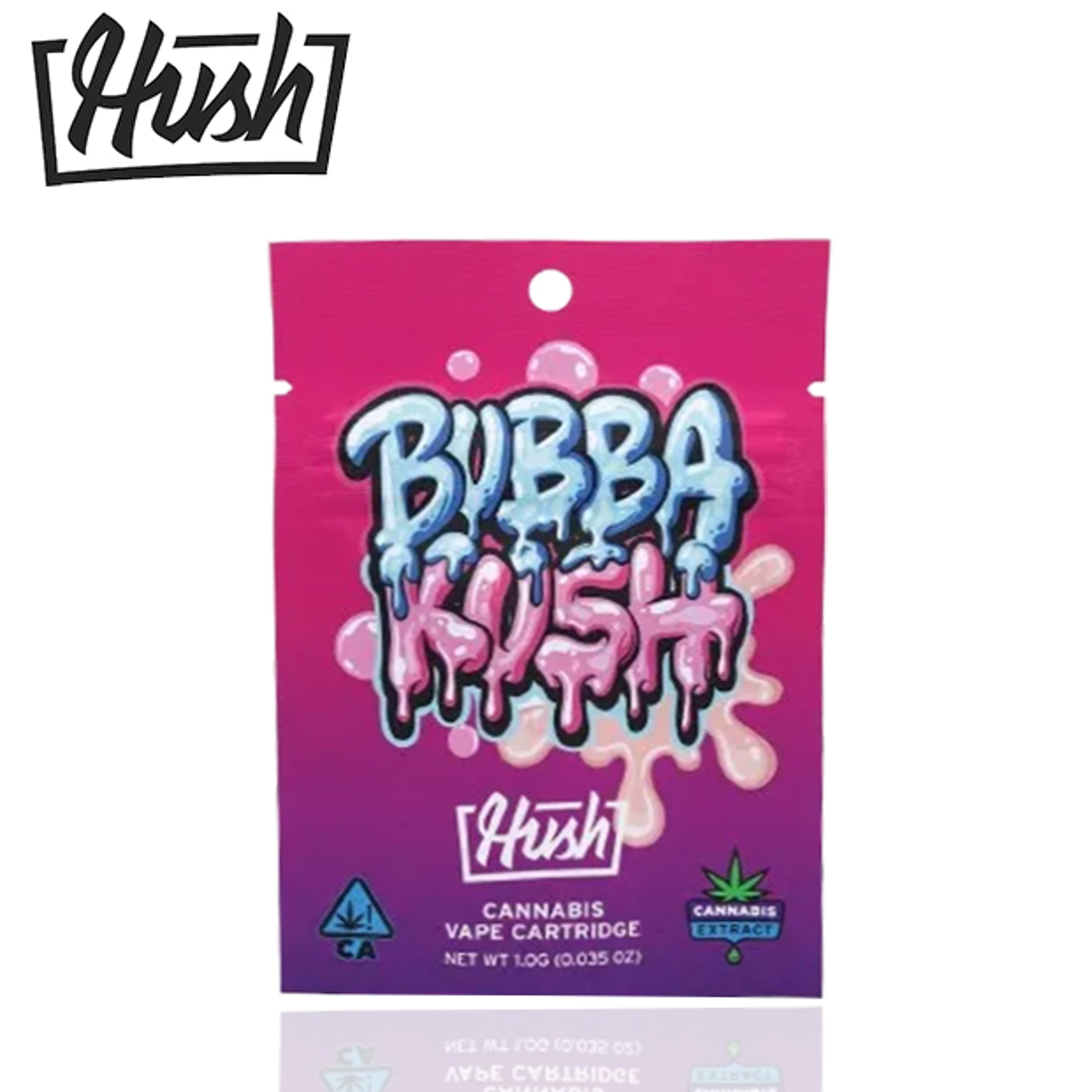 Hush - Bubba Kush - 1g - Hush - - $12.99 - 510 Cartridges