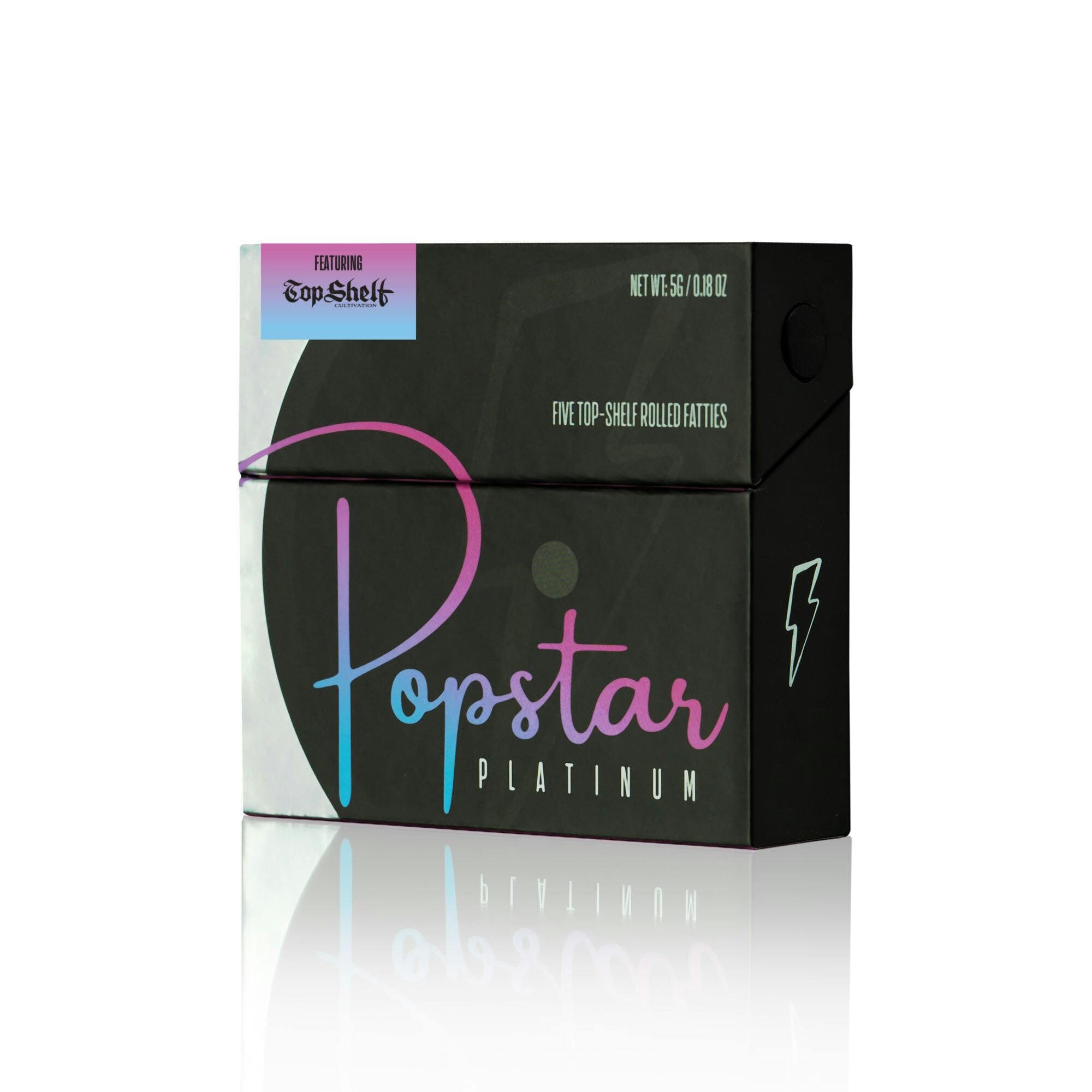 Popstar Platinum | 5g | 5pk | Top Shelf Cultivation Garlic Gas - Rockstar Cannabis -  - $22.50 - Pre-Rolls